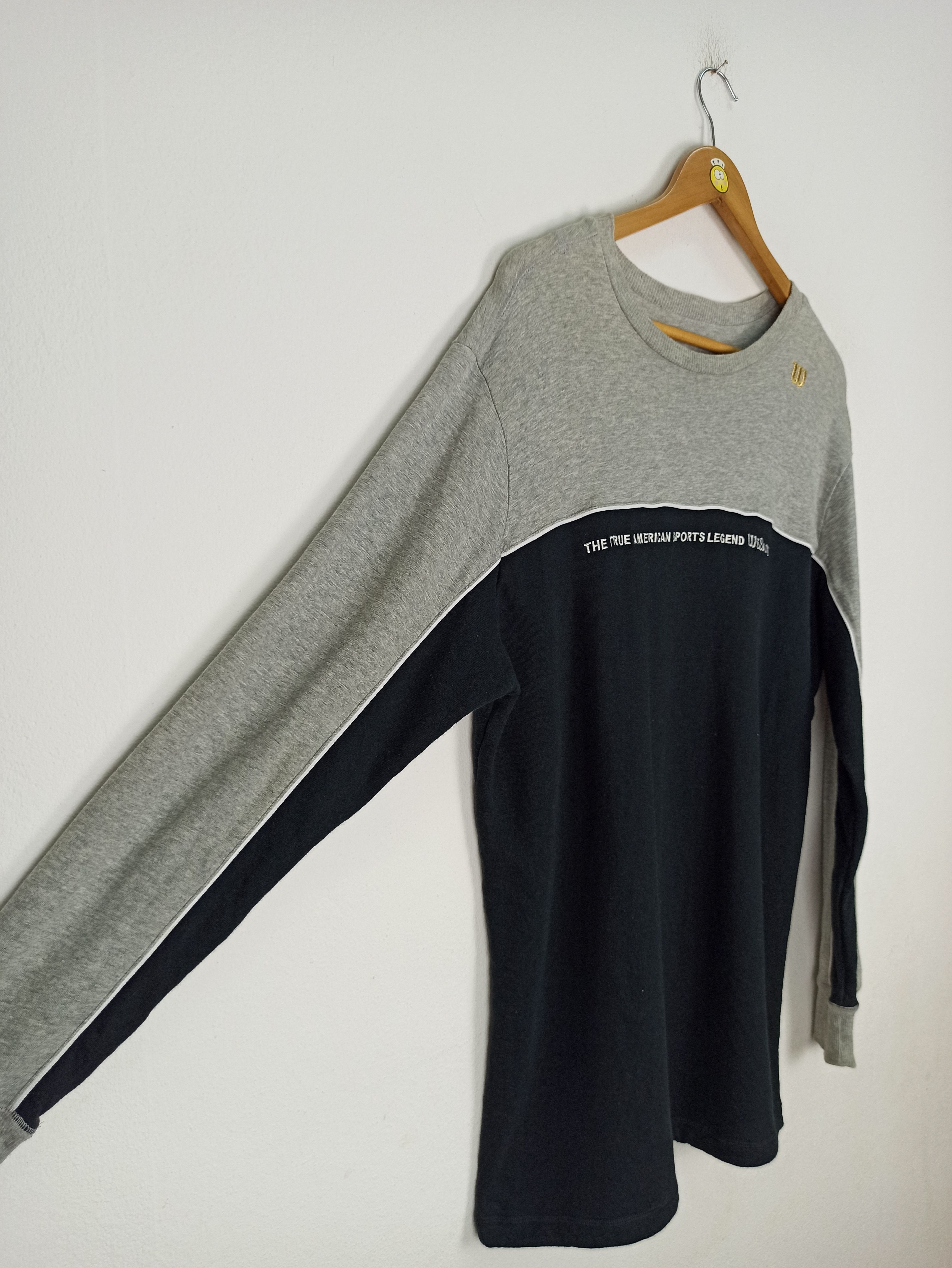 Vintage Vintage 90's Wilson Sweatshirts Size US XL / EU 56 / 4 - 2 Thumbnail