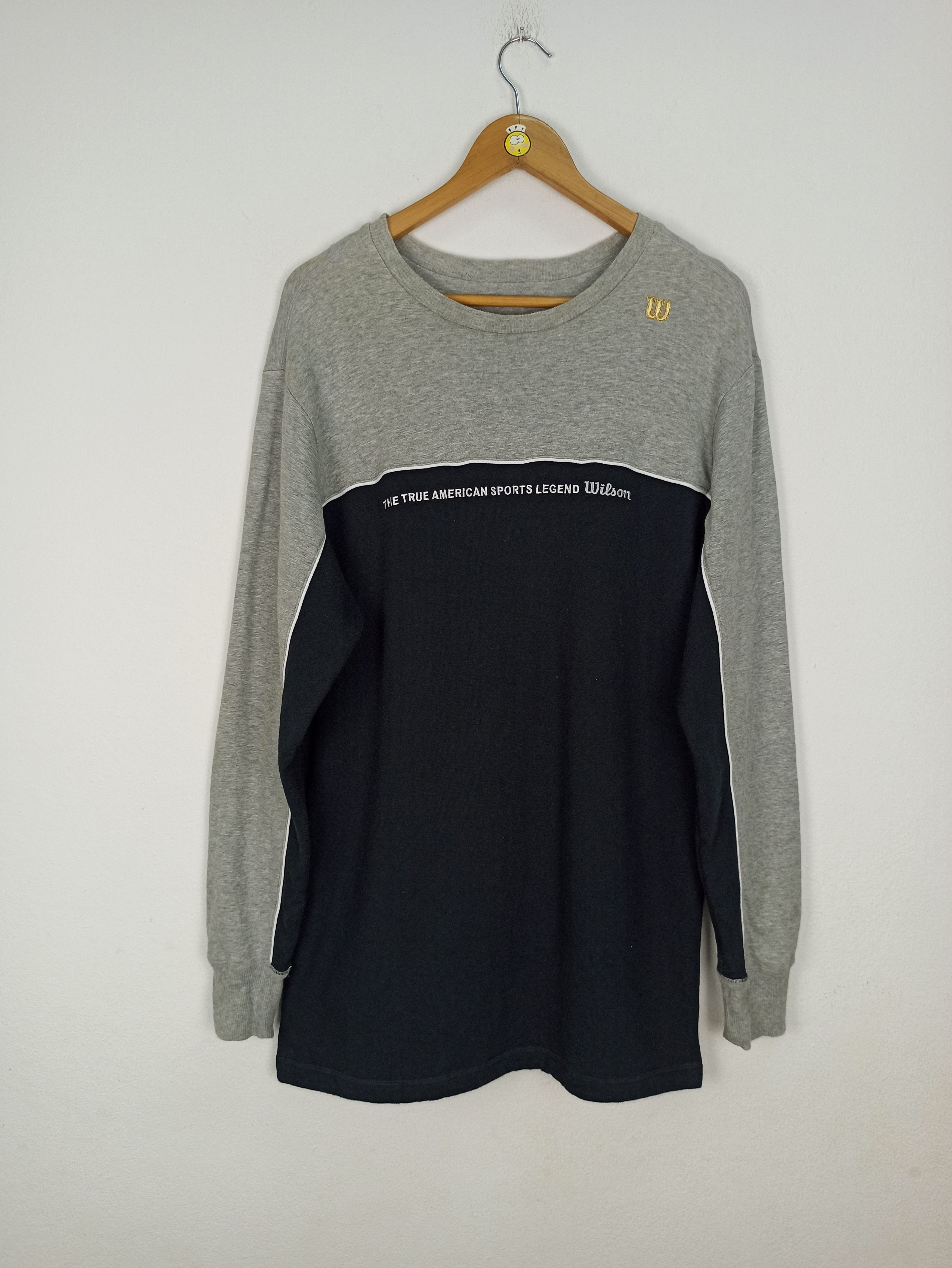 Vintage Vintage 90's Wilson Sweatshirts Size US XL / EU 56 / 4 - 1 Thumbnail