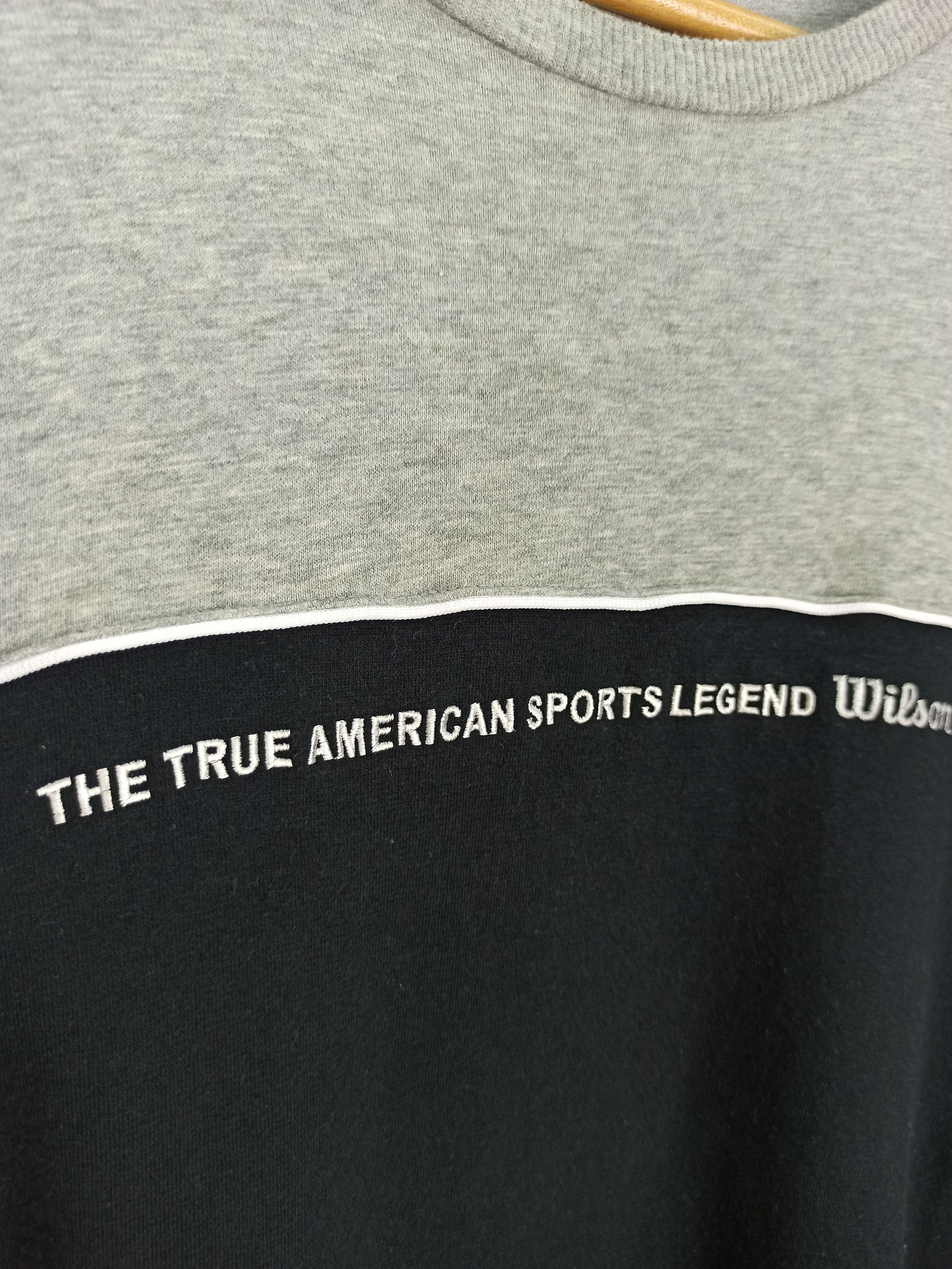 Vintage Vintage 90's Wilson Sweatshirts Size US XL / EU 56 / 4 - 3 Thumbnail