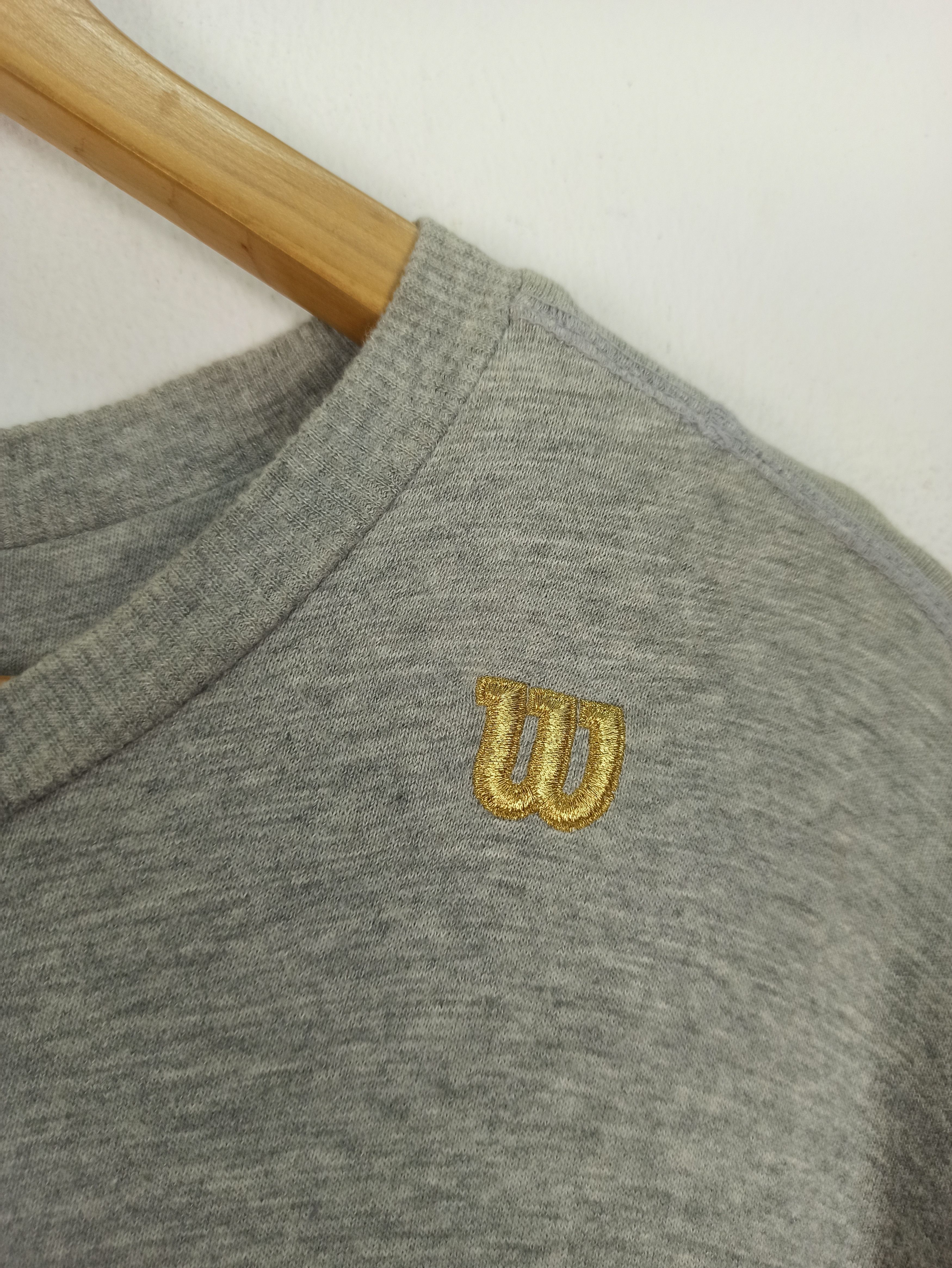Vintage Vintage 90's Wilson Sweatshirts Size US XL / EU 56 / 4 - 4 Thumbnail