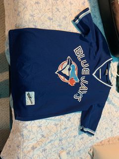 MLB Toronto Blue Jays Majestic Baseball Black Jersey #52 B. J.
