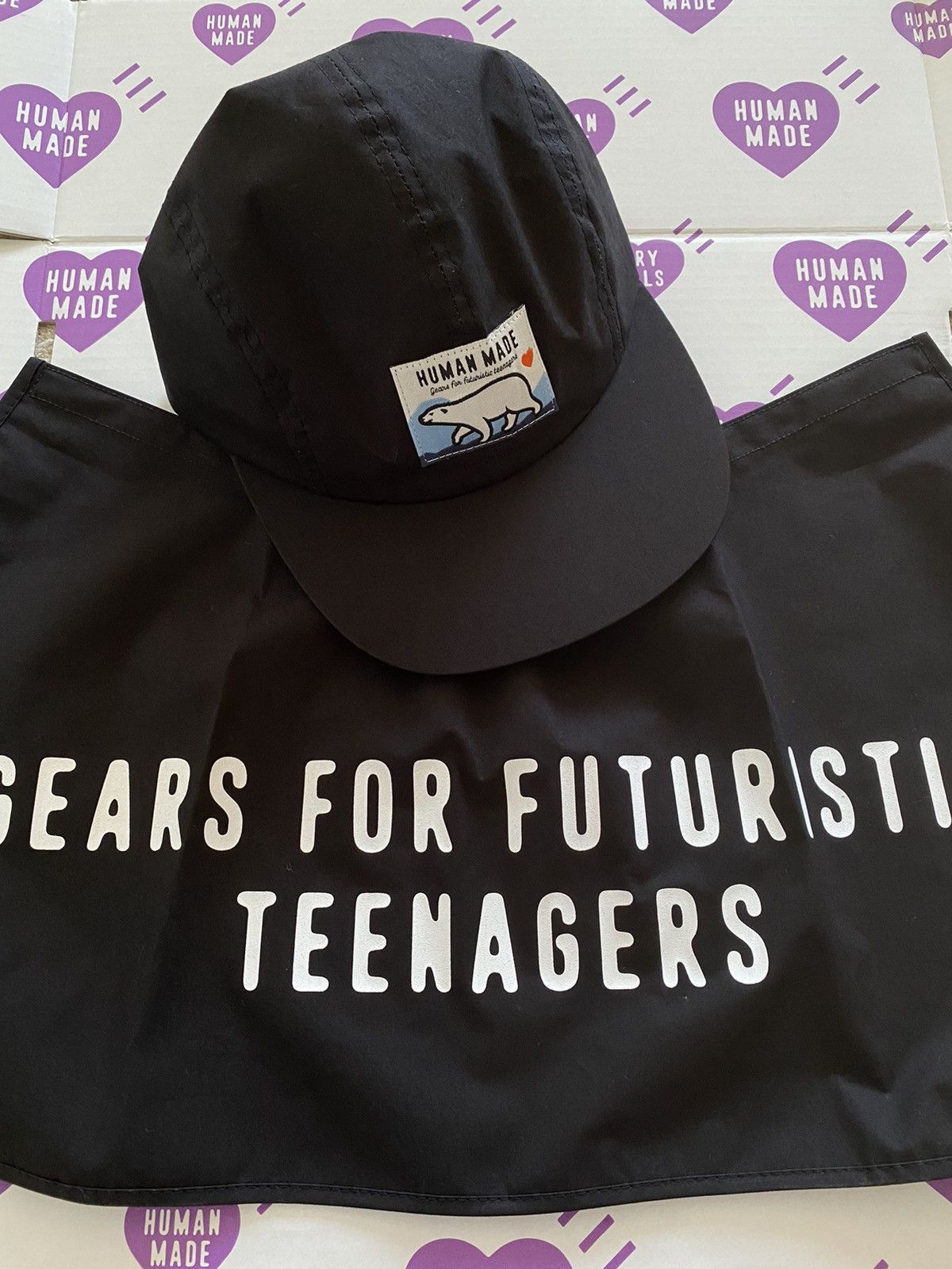 Human Made Human Made 4PANEL SUNSHIELD CAP 🔥🔥🔥 Size ONE SIZE - 9 Thumbnail