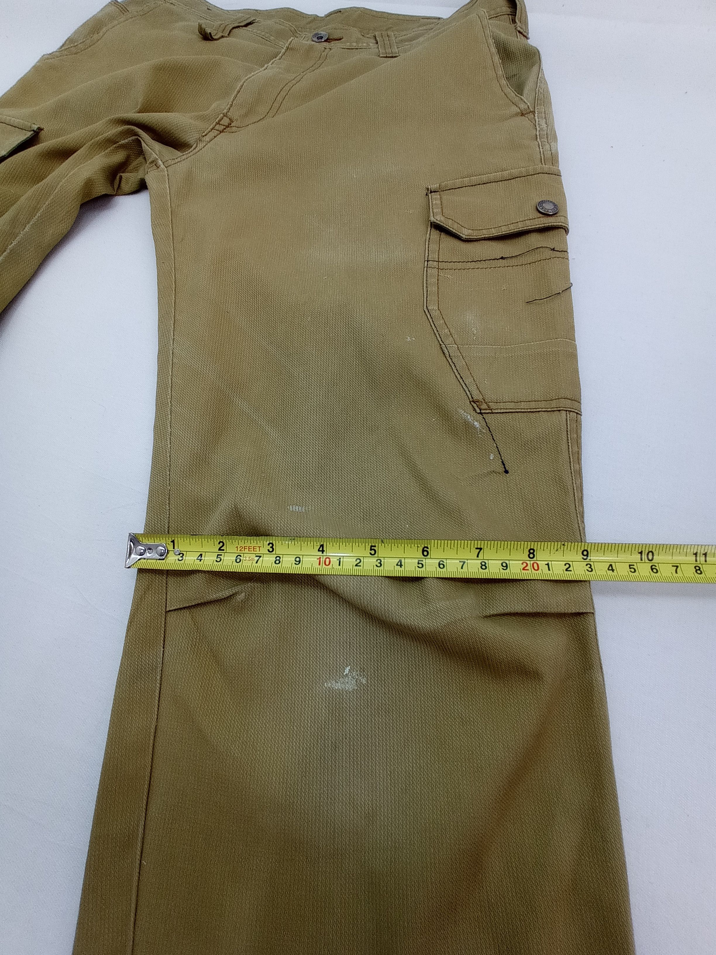 Japanese Brand Toraichi Faded Cargo Pants Size US 31 - 19 Thumbnail