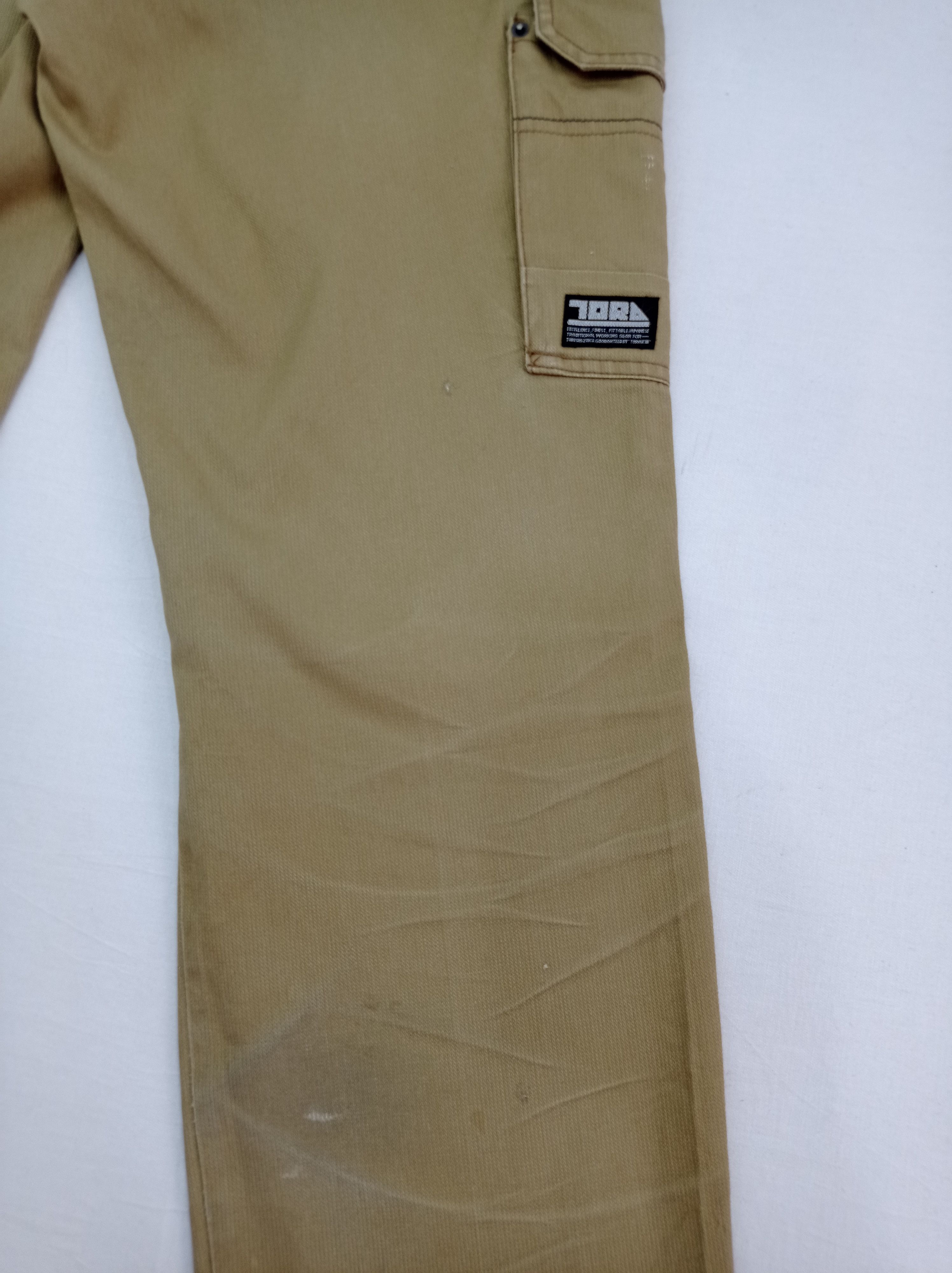 Japanese Brand Toraichi Faded Cargo Pants Size US 31 - 14 Thumbnail