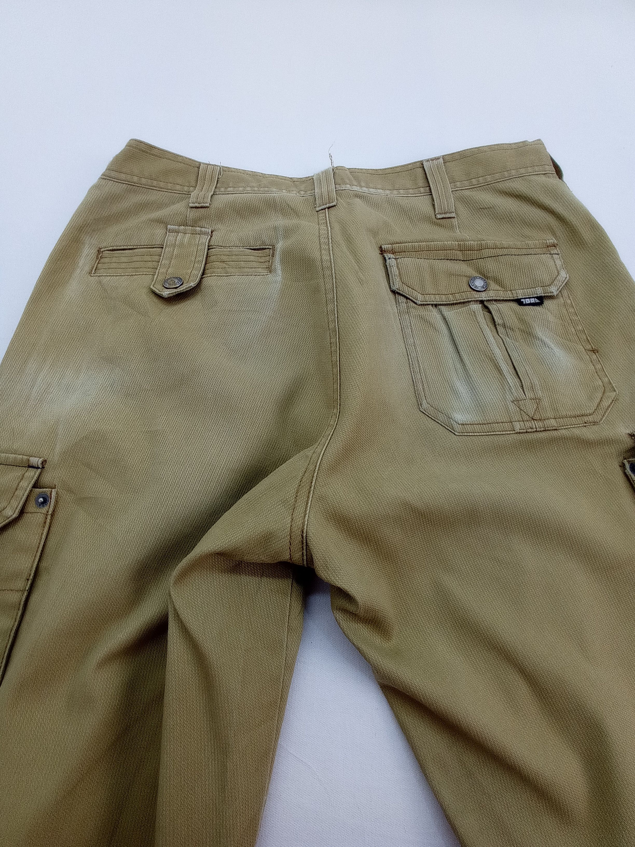 Japanese Brand Toraichi Faded Cargo Pants Size US 31 - 11 Thumbnail