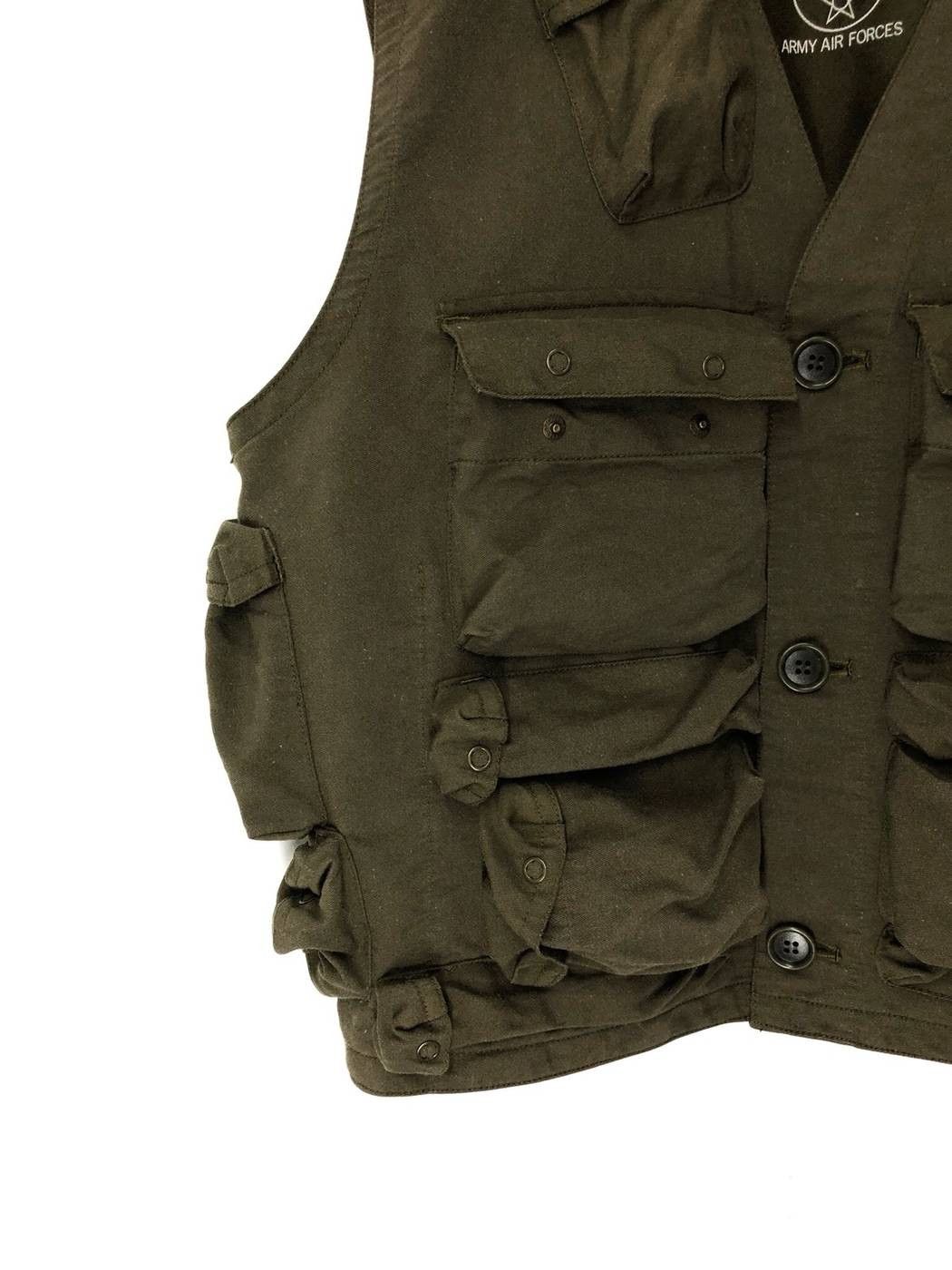 Avirex ❤️‍🔥 Avirex Utility Multi Pocket Green Army Military Vests Size US M / EU 48-50 / 2 - 4 Thumbnail