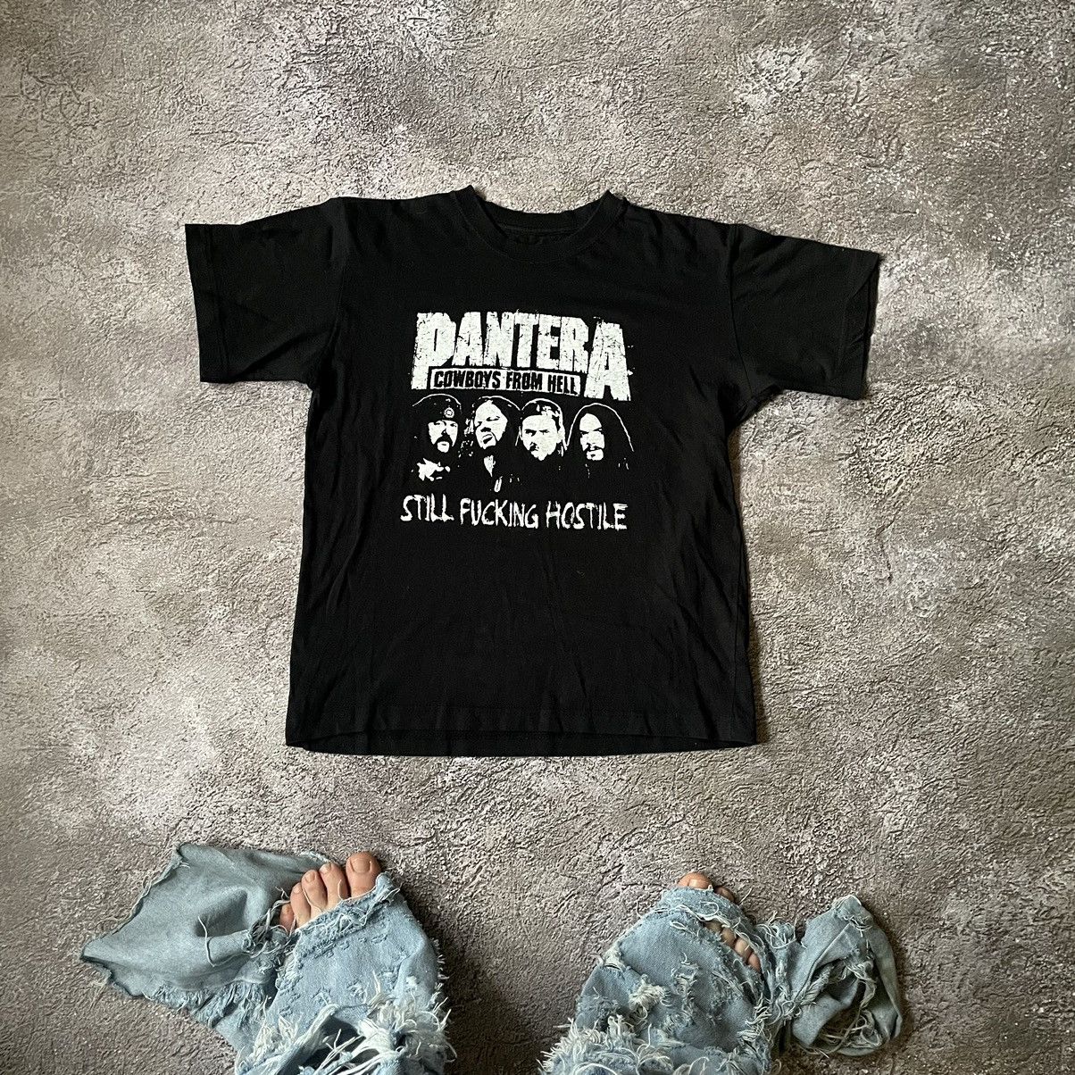 Band Tees Vintage Y2K PANTERA FUCKING Face DEAD Creepy Horror Tee Size US M / EU 48-50 / 2 - 1 Thumbnail