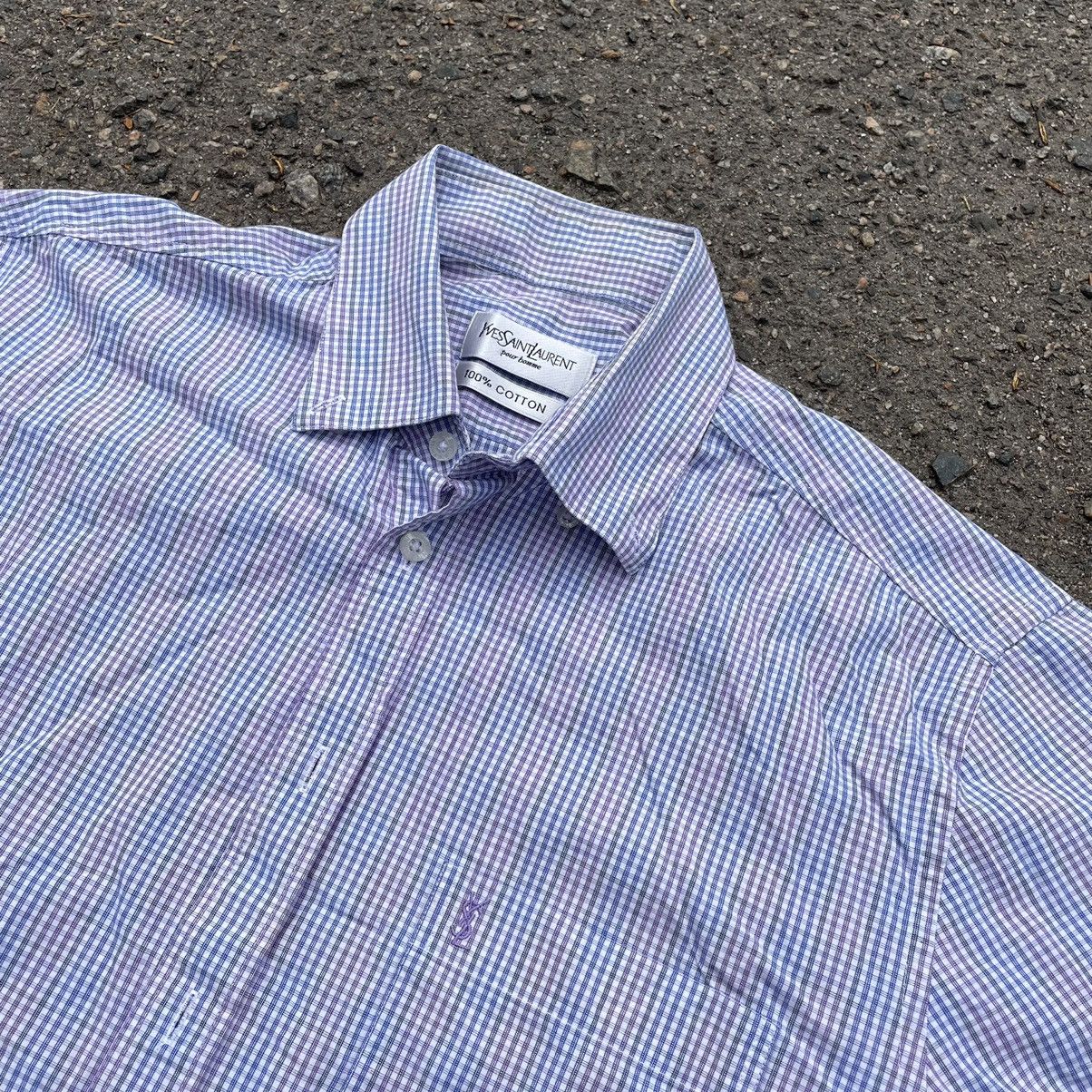 Vintage Vintage Y2K Light Blue Striped Oxford Button Up Preppy M Size US M / EU 48-50 / 2 - 1 Thumbnail