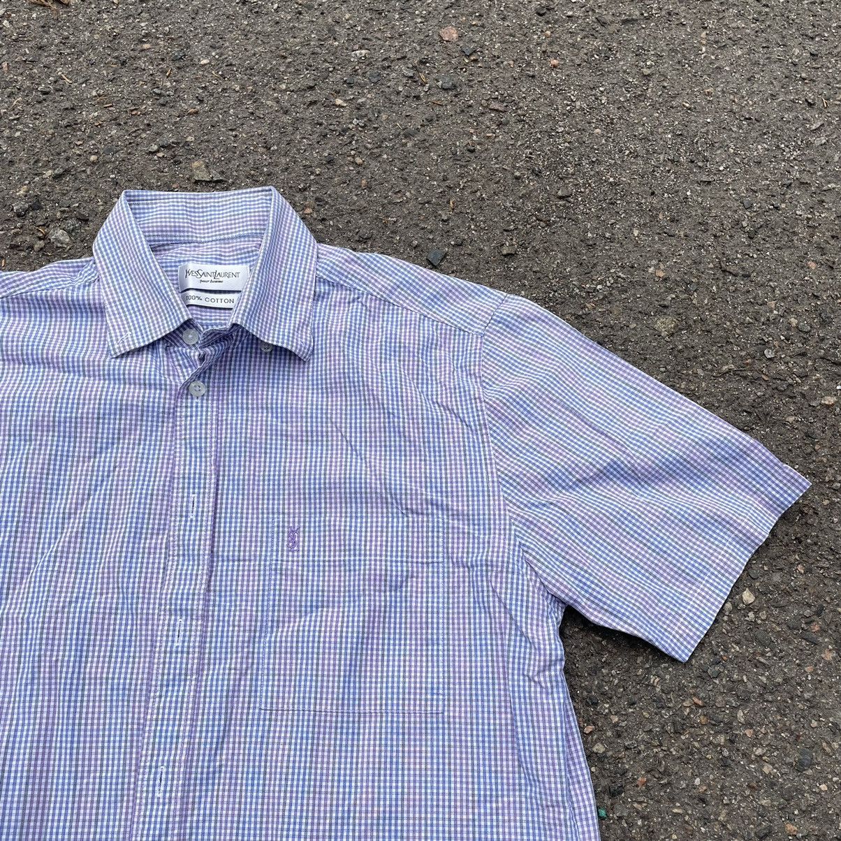 Vintage Vintage Y2K Light Blue Striped Oxford Button Up Preppy M Size US M / EU 48-50 / 2 - 4 Thumbnail