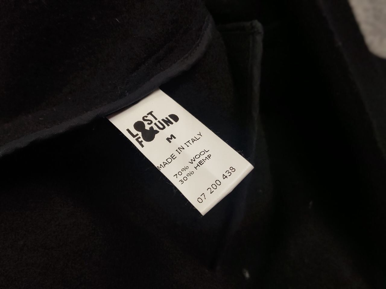 Lost & Found Ria Dunn Lost & Found Ria Dunn Coat Black Wool asymmetric Jacket Size M / US 6-8 / IT 42-44 - 18 Thumbnail