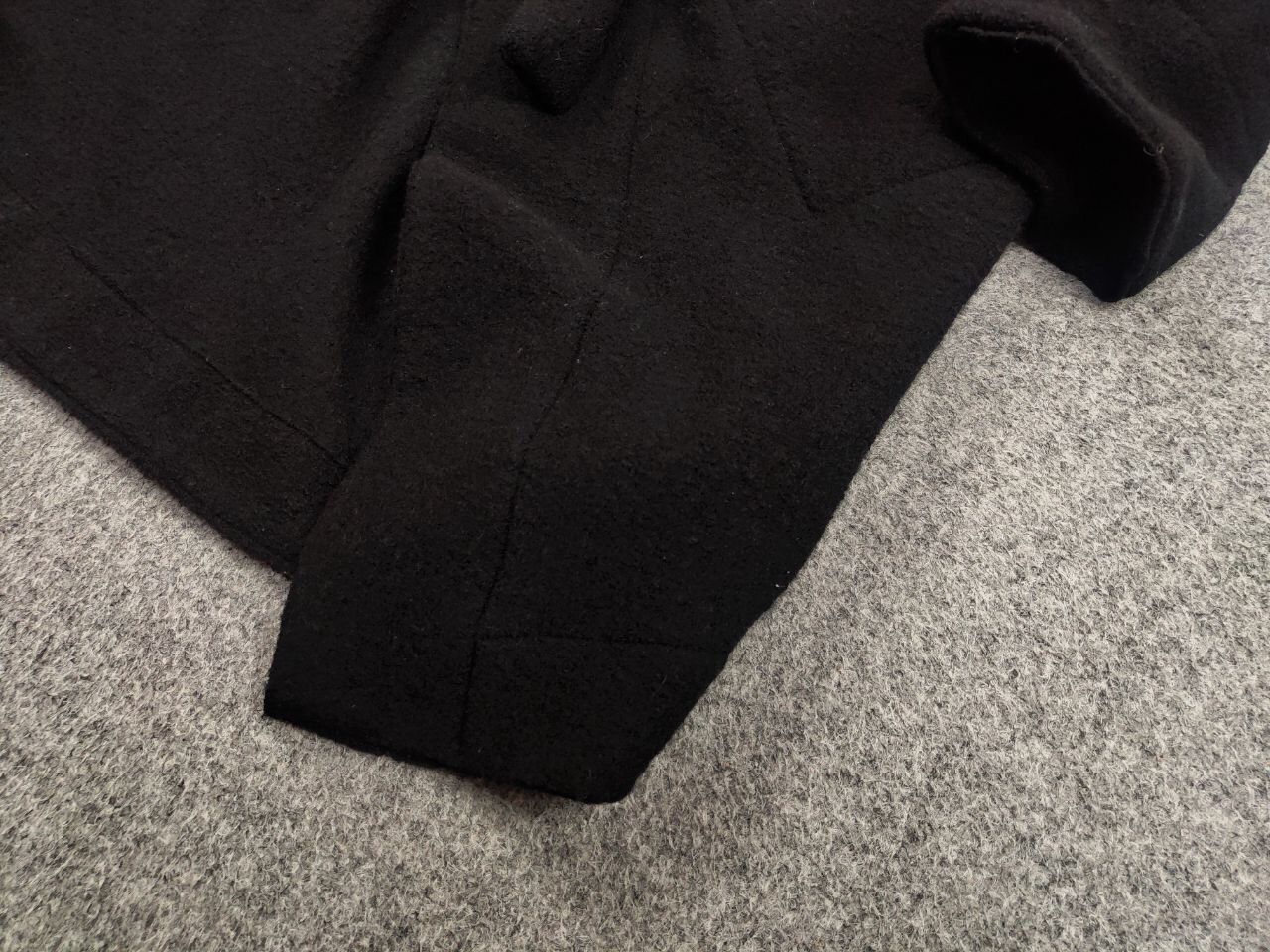 Lost & Found Ria Dunn Lost & Found Ria Dunn Coat Black Wool asymmetric Jacket Size M / US 6-8 / IT 42-44 - 6 Thumbnail