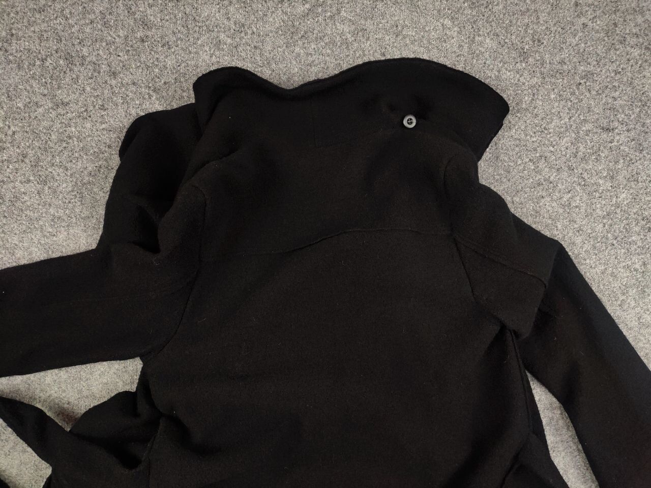 Lost & Found Ria Dunn Lost & Found Ria Dunn Coat Black Wool asymmetric Jacket Size M / US 6-8 / IT 42-44 - 16 Thumbnail