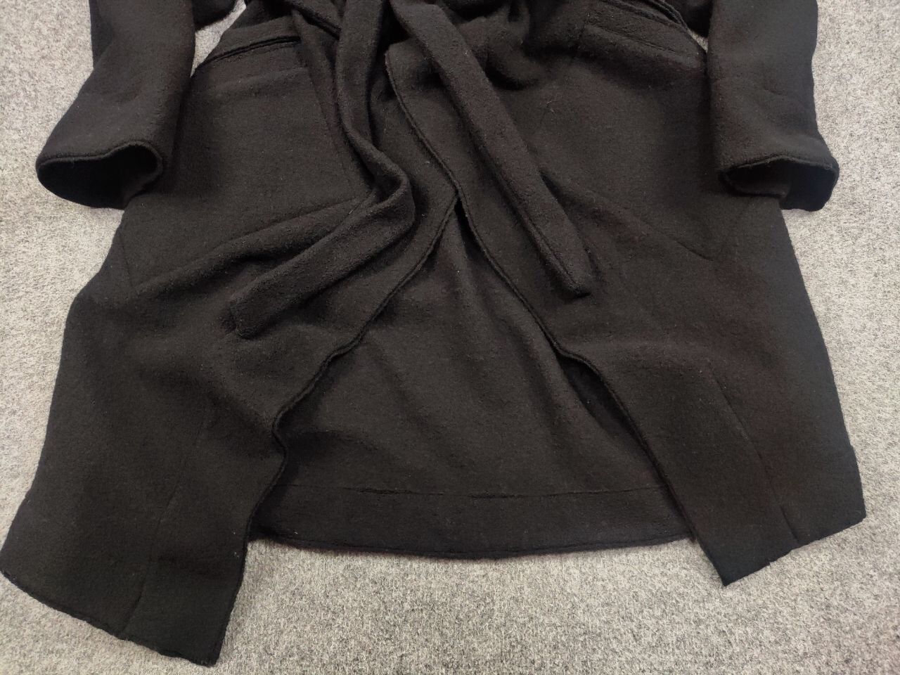 Lost & Found Ria Dunn Lost & Found Ria Dunn Coat Black Wool asymmetric Jacket Size M / US 6-8 / IT 42-44 - 10 Thumbnail