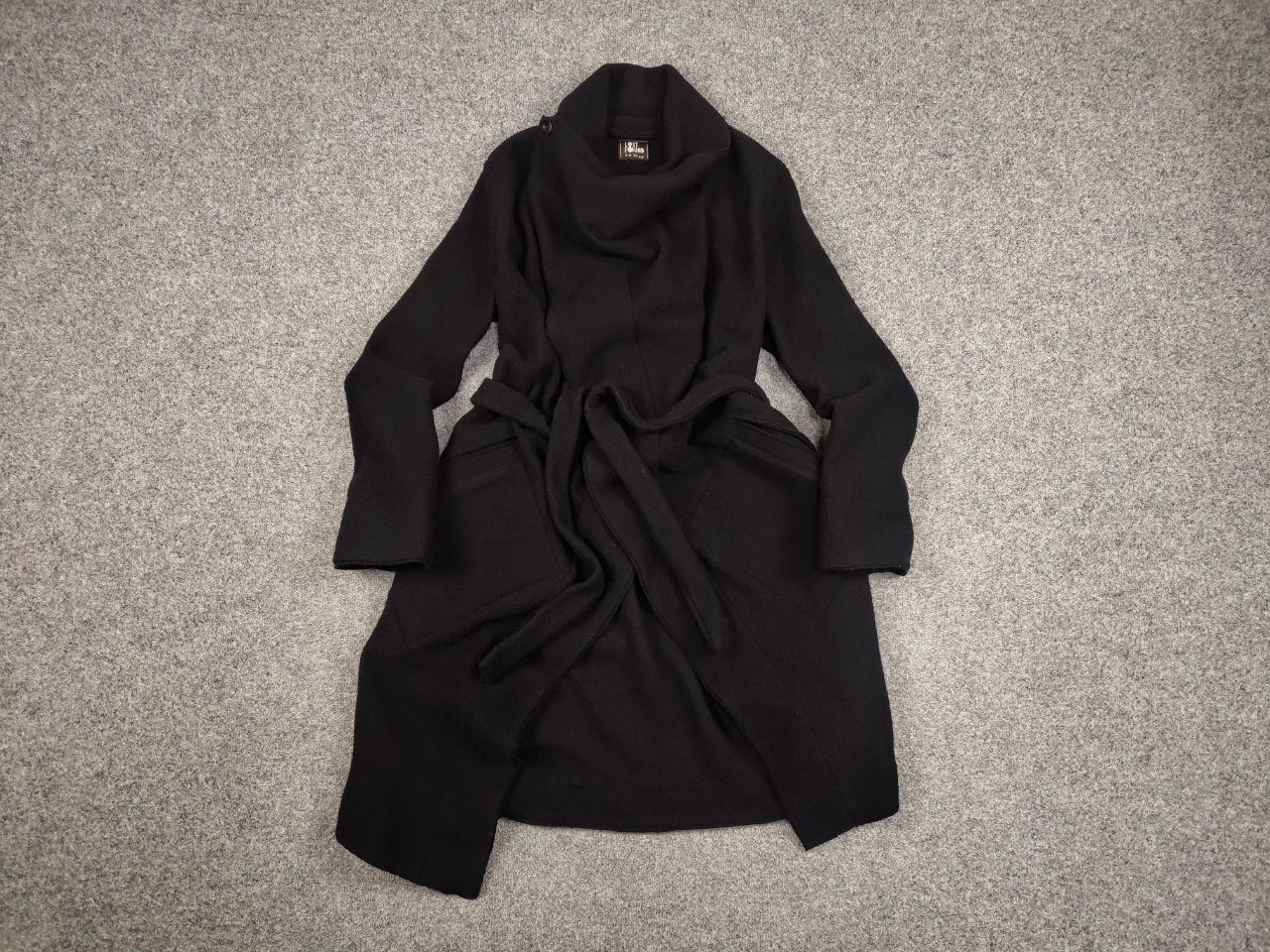 Lost & Found Ria Dunn Lost & Found Ria Dunn Coat Black Wool asymmetric Jacket Size M / US 6-8 / IT 42-44 - 1 Thumbnail