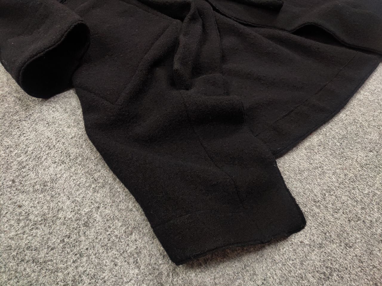 Lost & Found Ria Dunn Lost & Found Ria Dunn Coat Black Wool asymmetric Jacket Size M / US 6-8 / IT 42-44 - 7 Thumbnail