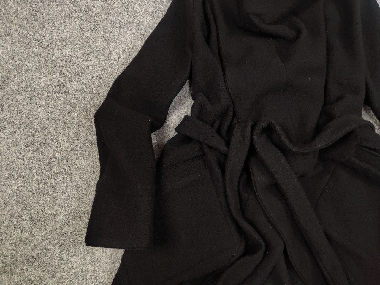Lost & Found Ria Dunn Lost & Found Ria Dunn Coat Black Wool asymmetric Jacket Size M / US 6-8 / IT 42-44 - 8 Thumbnail
