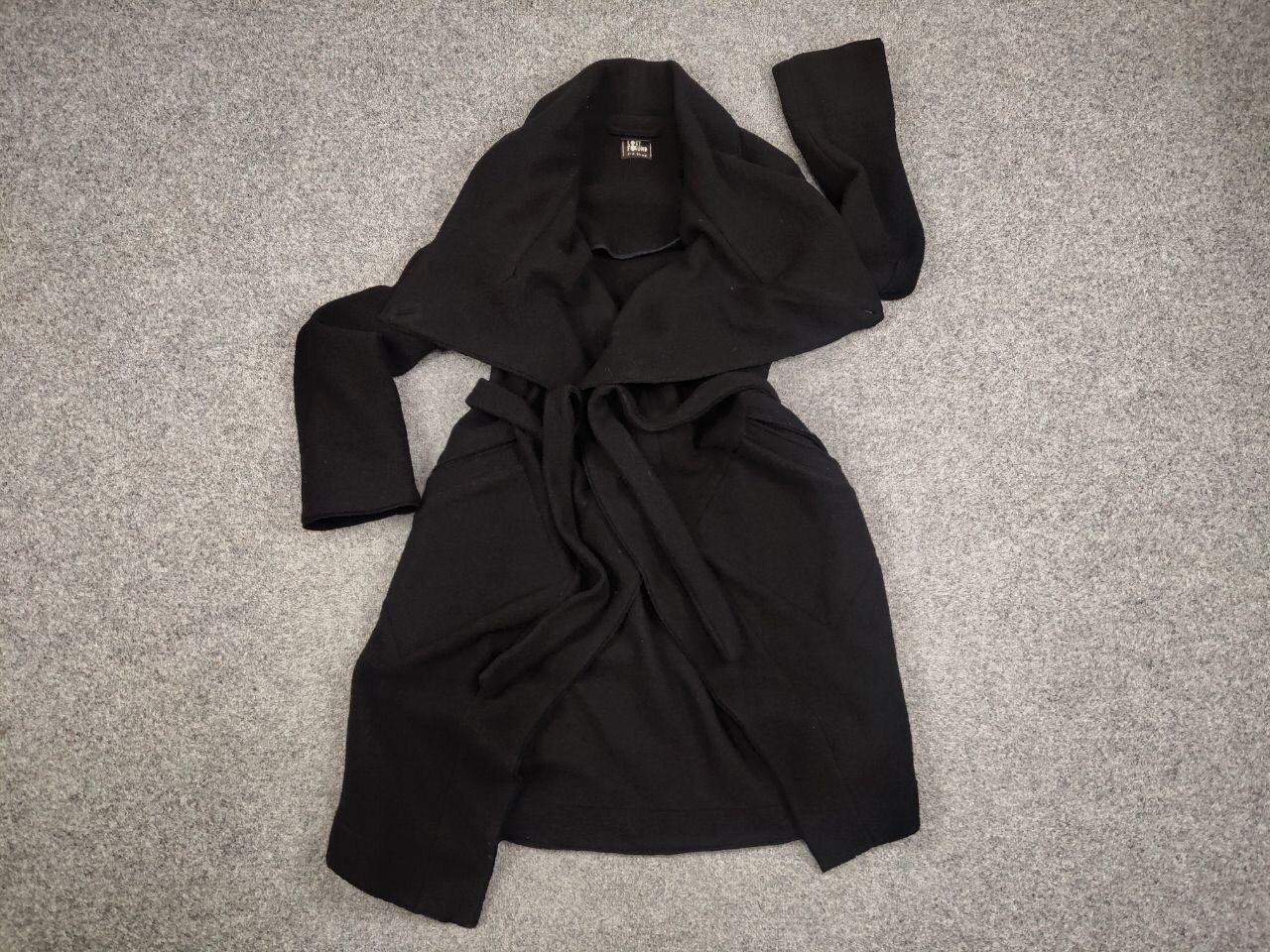 Lost & Found Ria Dunn Lost & Found Ria Dunn Coat Black Wool asymmetric Jacket Size M / US 6-8 / IT 42-44 - 11 Thumbnail