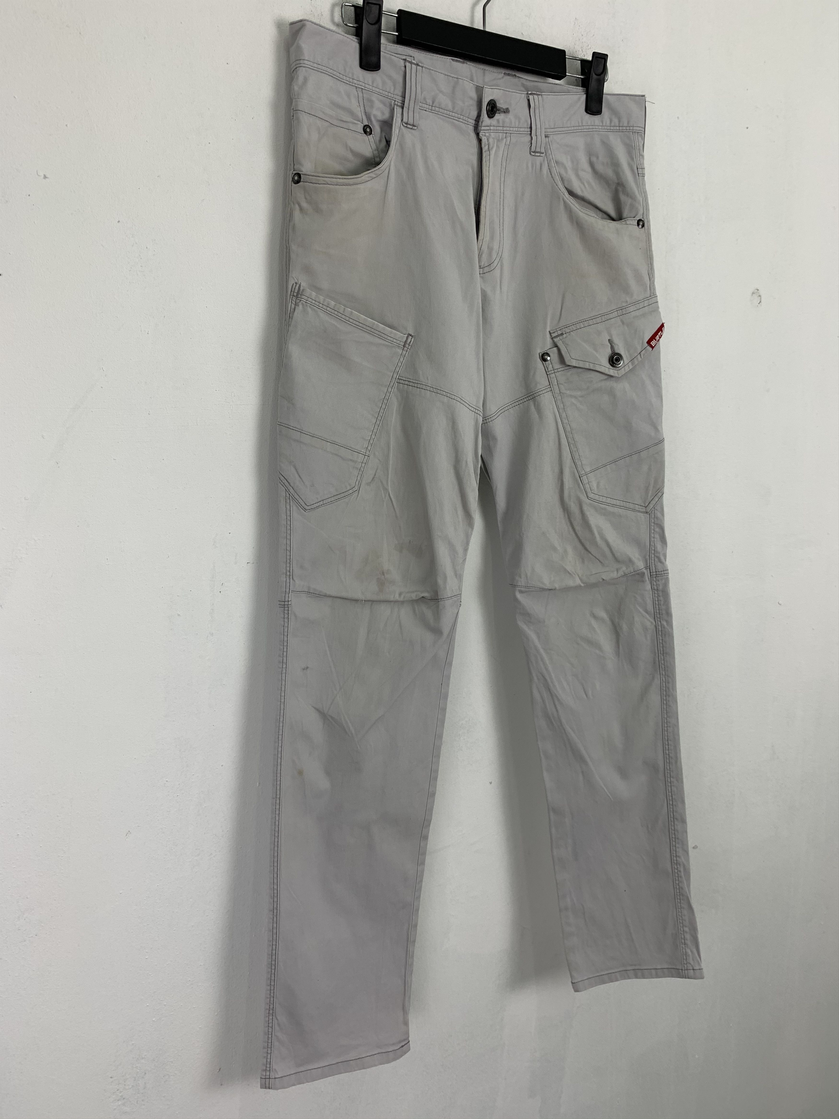 Japanese Brand Cargo Pants Burtle Work Wear Workers Streetwear Vintage Size US 30 / EU 46 - 14 Thumbnail