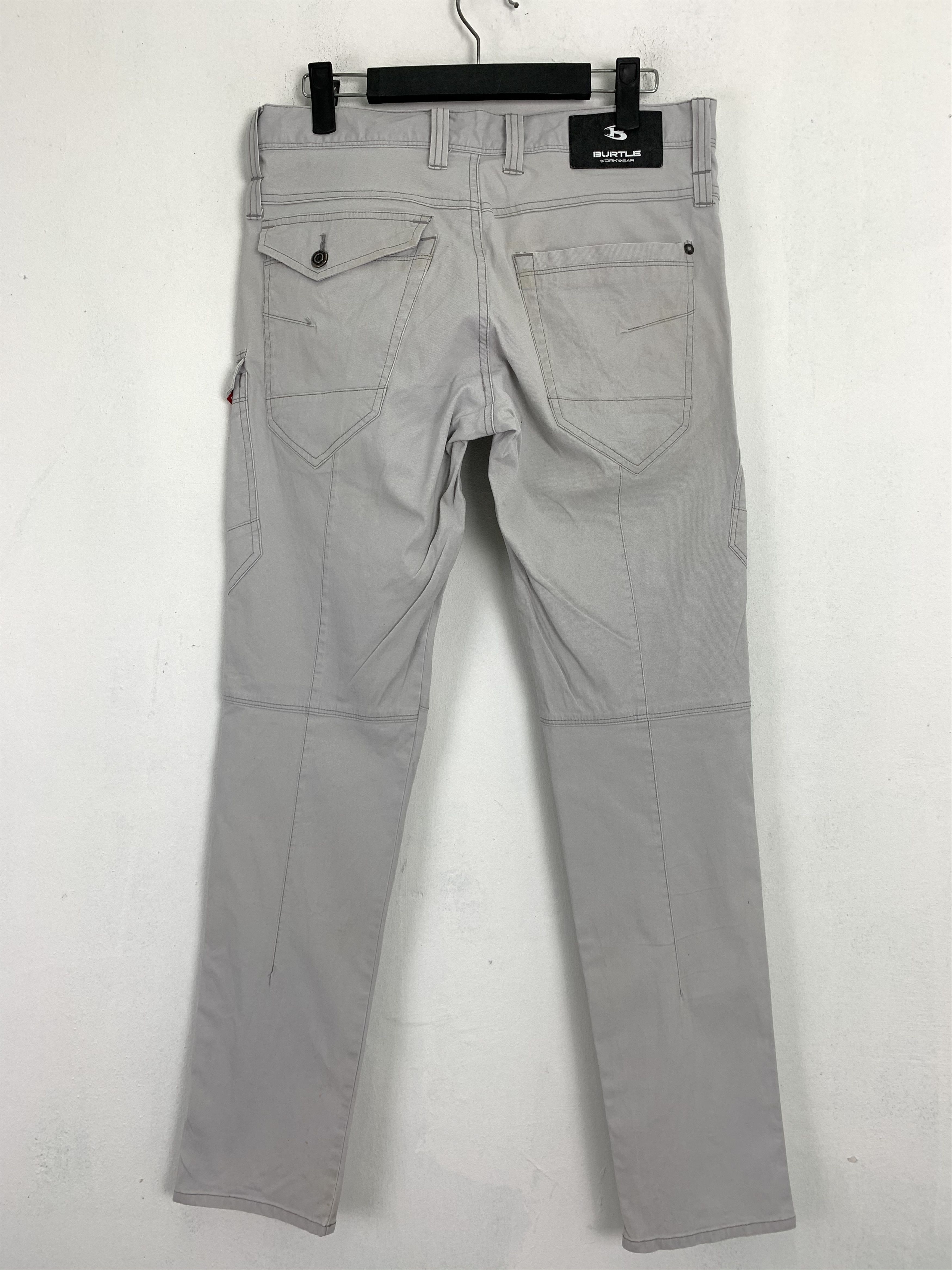 Japanese Brand Cargo Pants Burtle Work Wear Workers Streetwear Vintage Size US 30 / EU 46 - 9 Thumbnail