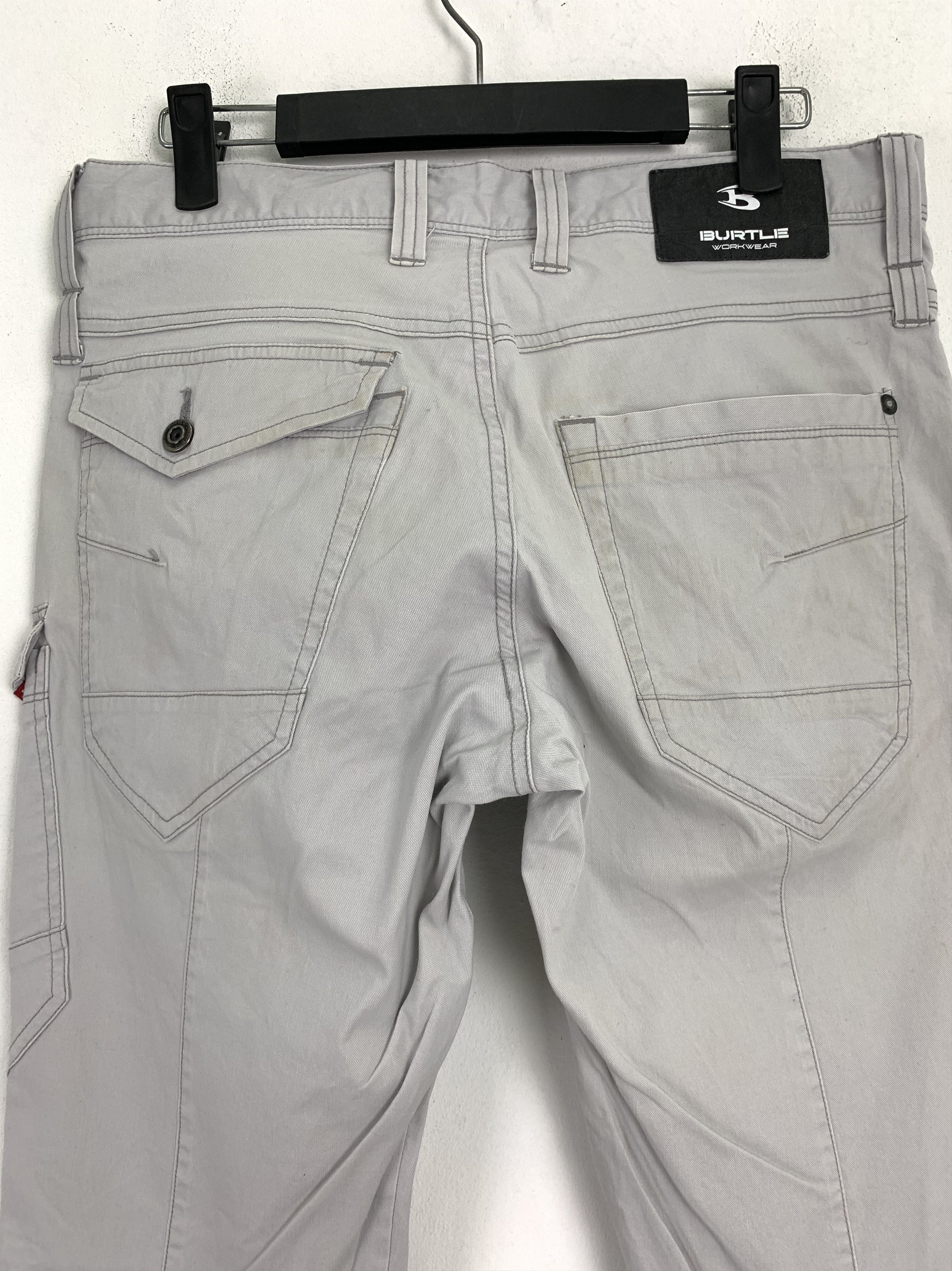 Japanese Brand Cargo Pants Burtle Work Wear Workers Streetwear Vintage Size US 30 / EU 46 - 10 Thumbnail