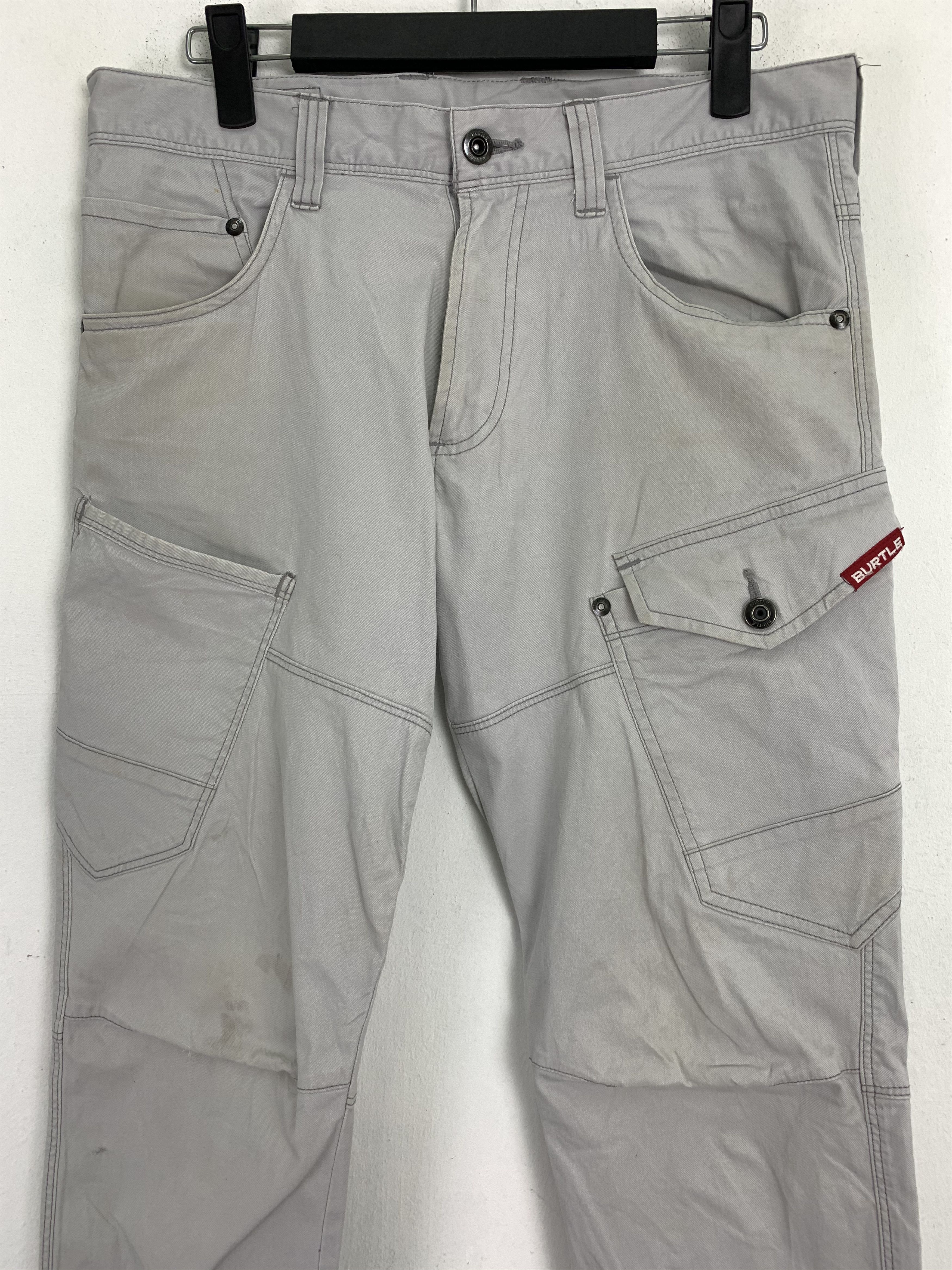 Japanese Brand Cargo Pants Burtle Work Wear Workers Streetwear Vintage Size US 30 / EU 46 - 2 Thumbnail