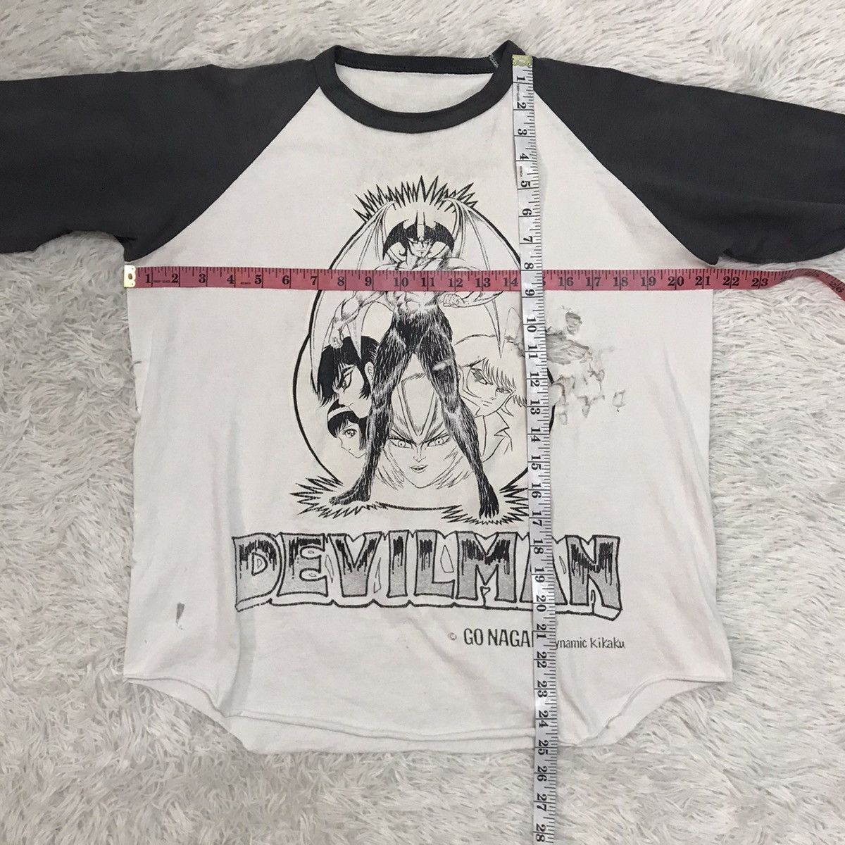 Anime Vtg Anime Devilman Go Nagai 3Q Tee Single Stitch Size US M / EU 48-50 / 2 - 8 Thumbnail
