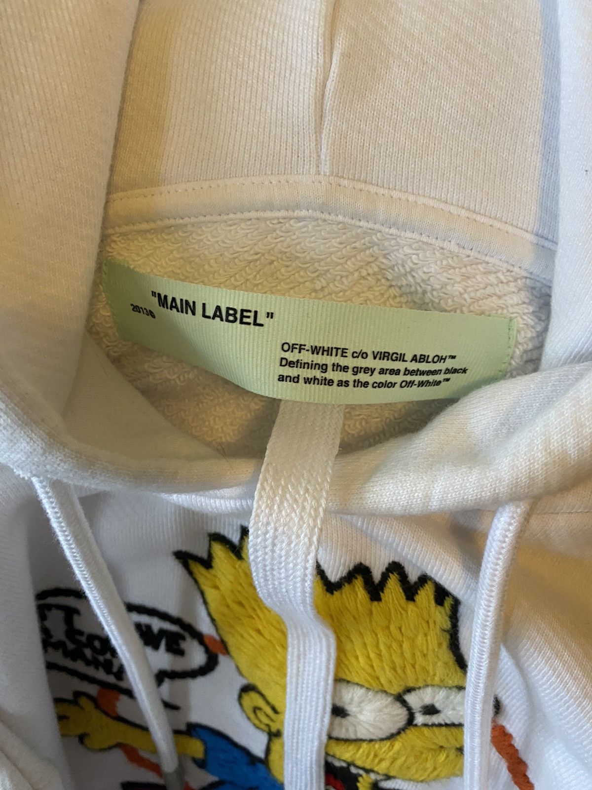 Off-White × The Simpsons Off-White Bart Simpson Hoodie Size US XS / EU 42 / 0 - 2 Thumbnail