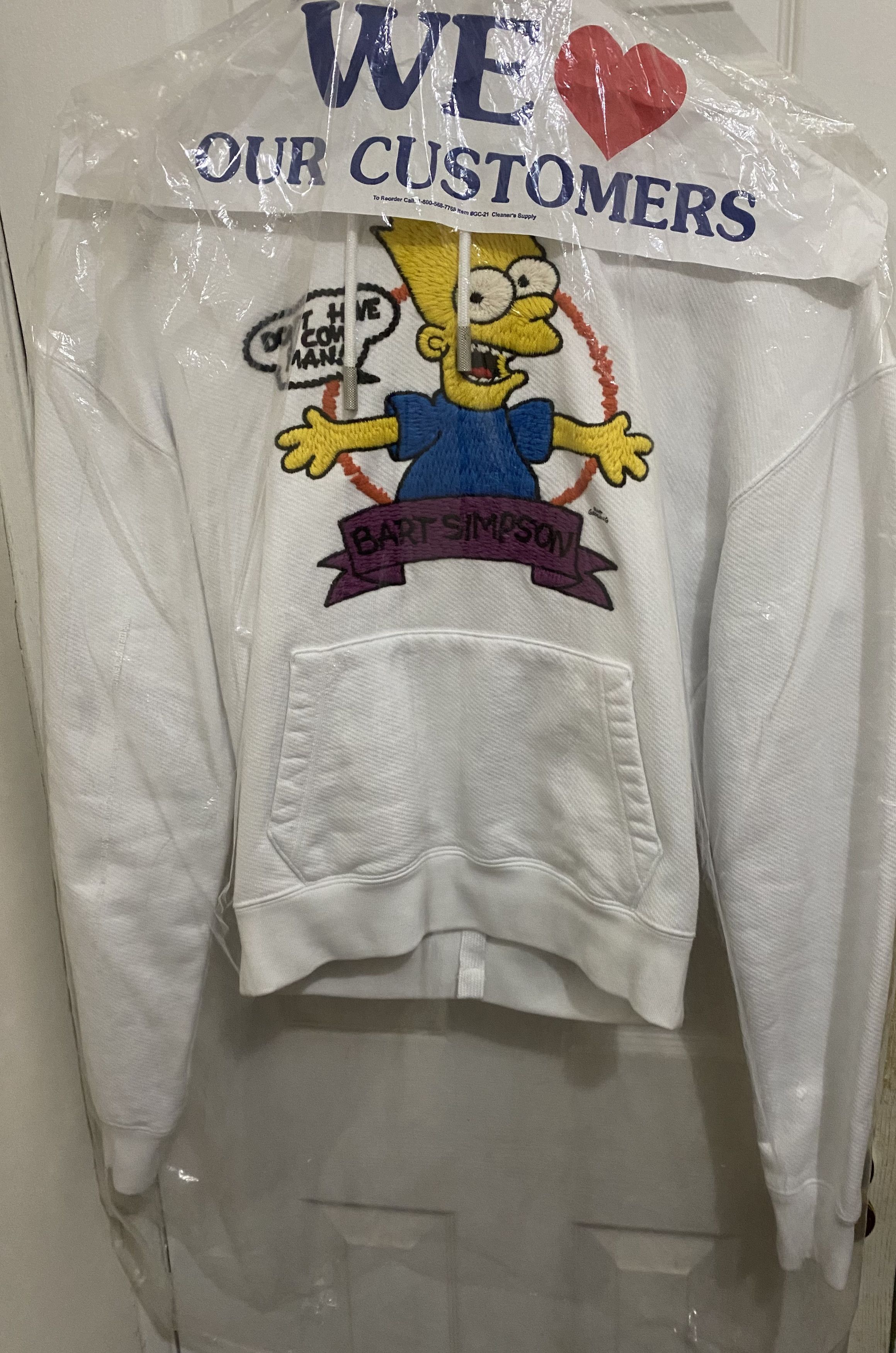Off-White × The Simpsons Off-White Bart Simpson Hoodie Size US XS / EU 42 / 0 - 10 Thumbnail