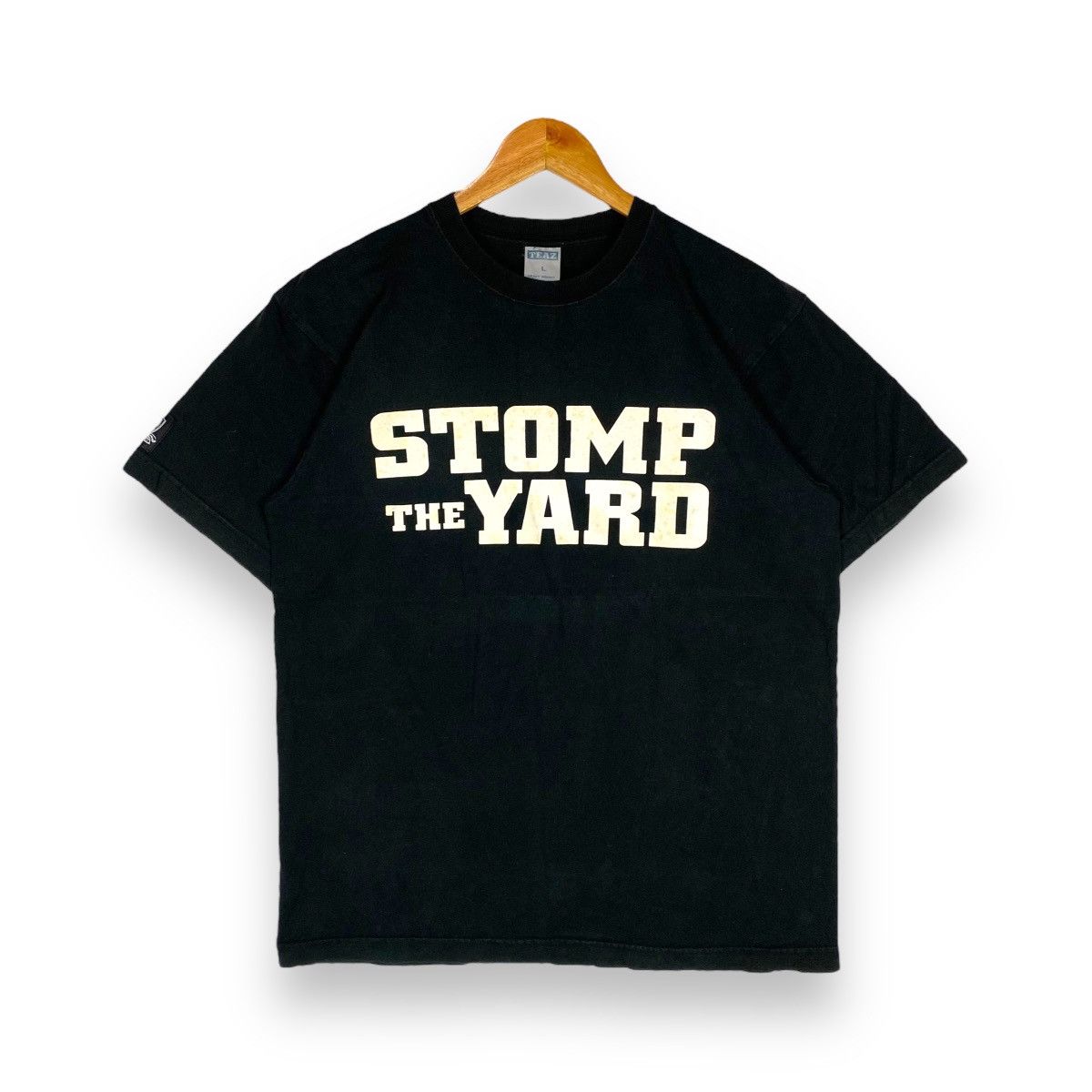 image of Stomp The Yard Movie Chris Brown Tee in Black, Men's (Size Large)
