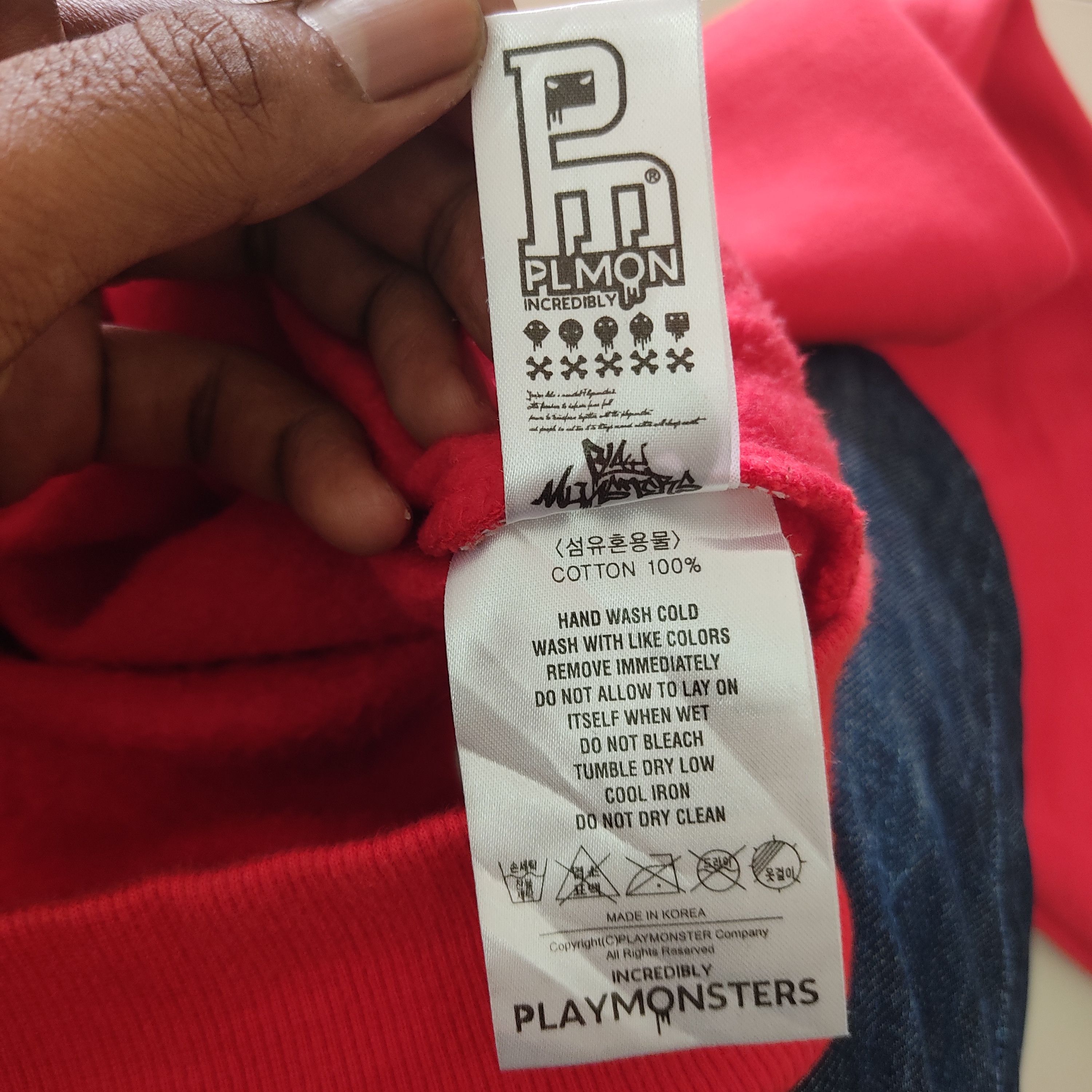 Other PlayMonster Big Logo Red Sweatshirt Size US XL / EU 56 / 4 - 20 Thumbnail