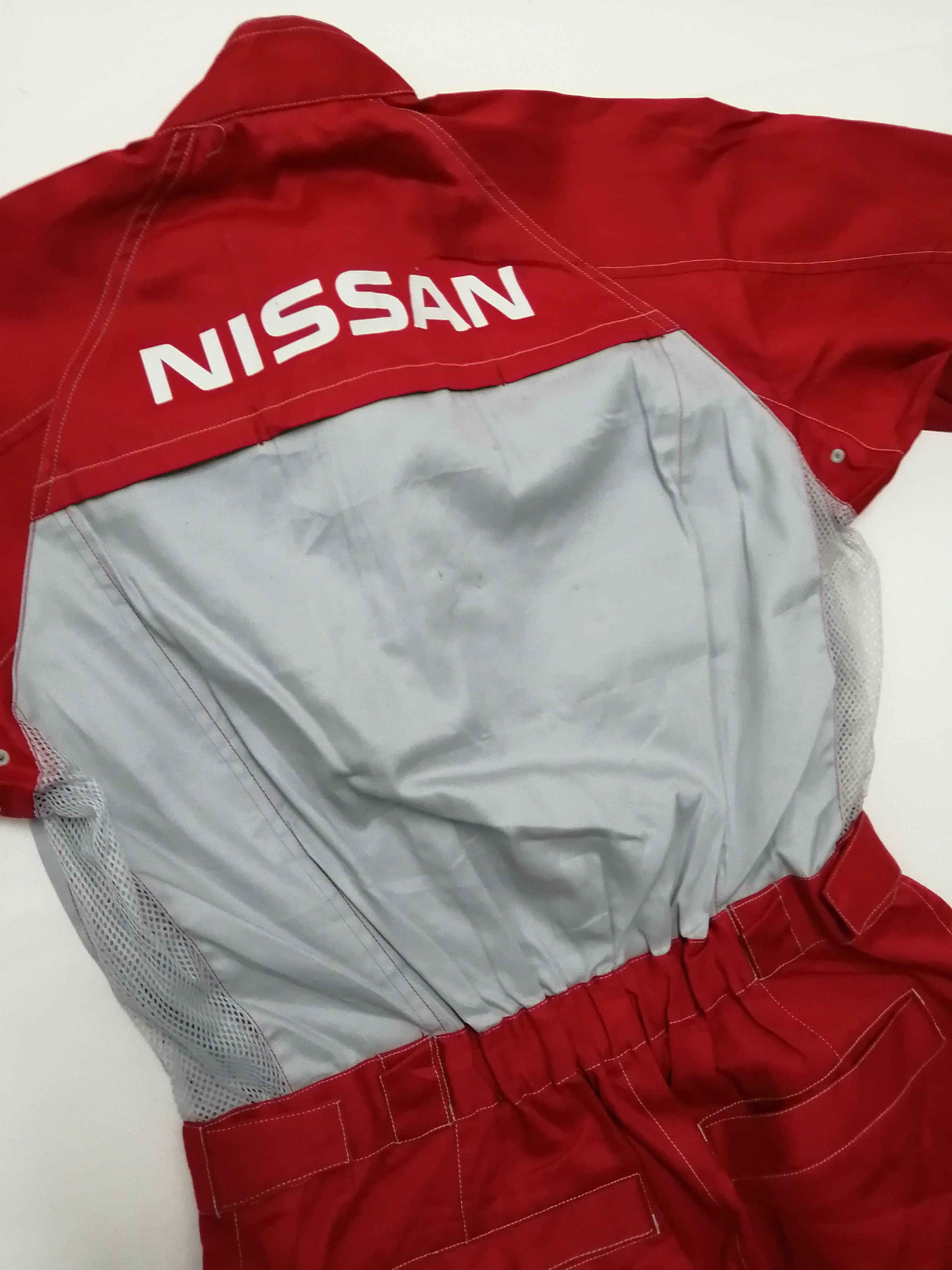 Japanese Brand Vintage Nissan X Racing Coveralls Size US 35 - 7 Thumbnail