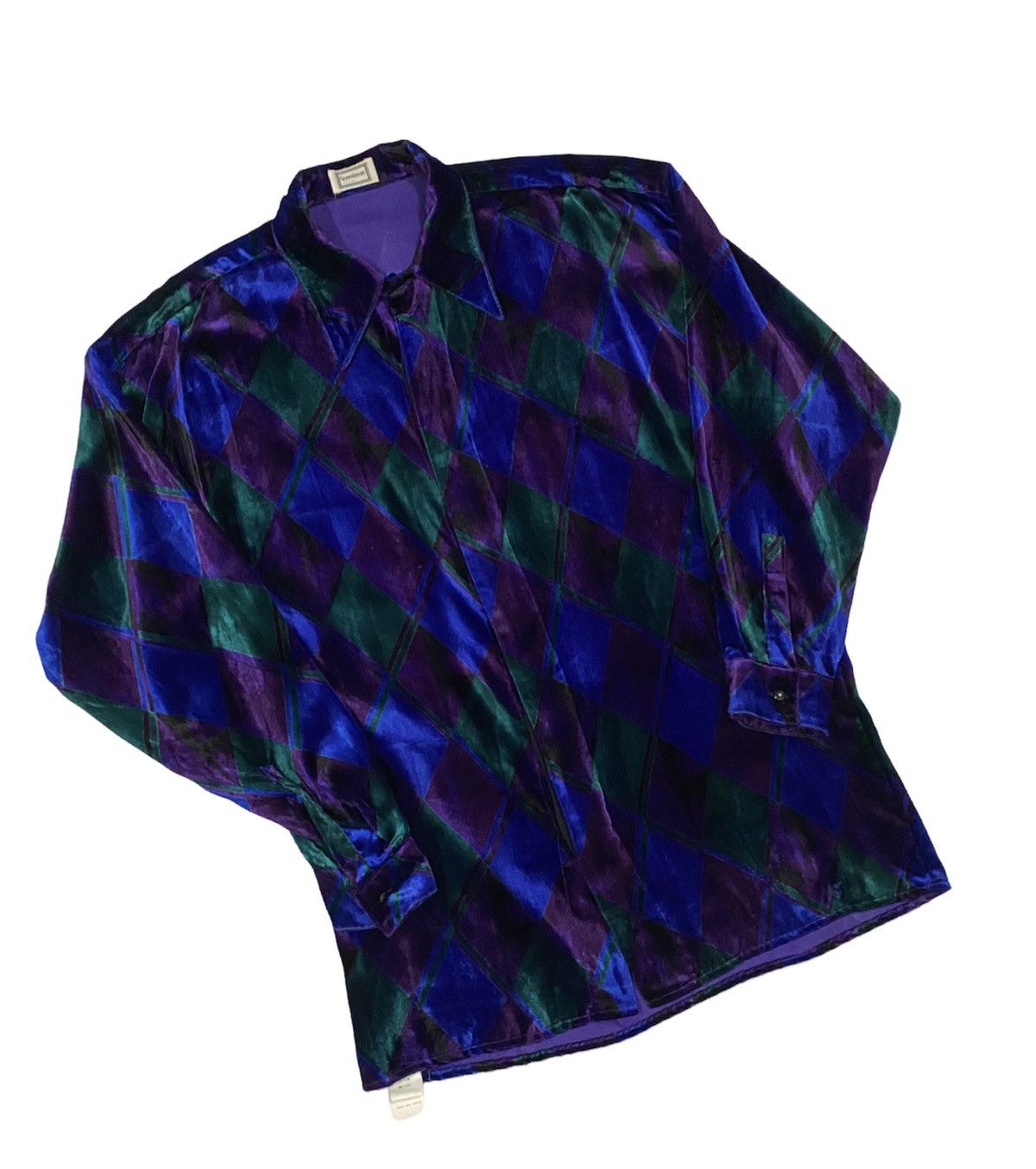 Versace Authentic🔥Gianni Versace PsycheDelic Geometry Baroque Silk Size US S / EU 44-46 / 1 - 1 Thumbnail