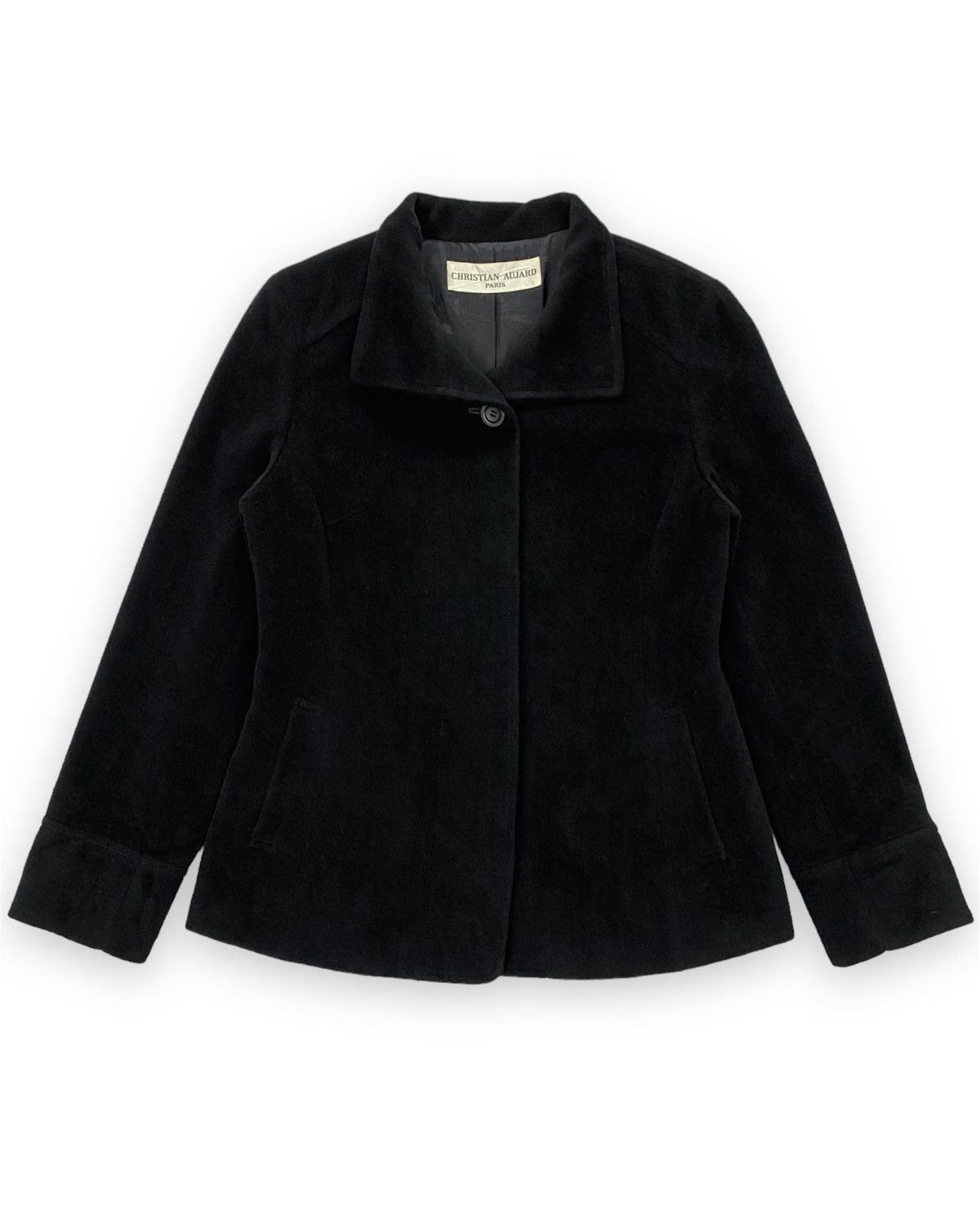 Image of Avant Garde Christian Aujard Paris Coat in Black, Women's (Size Small)