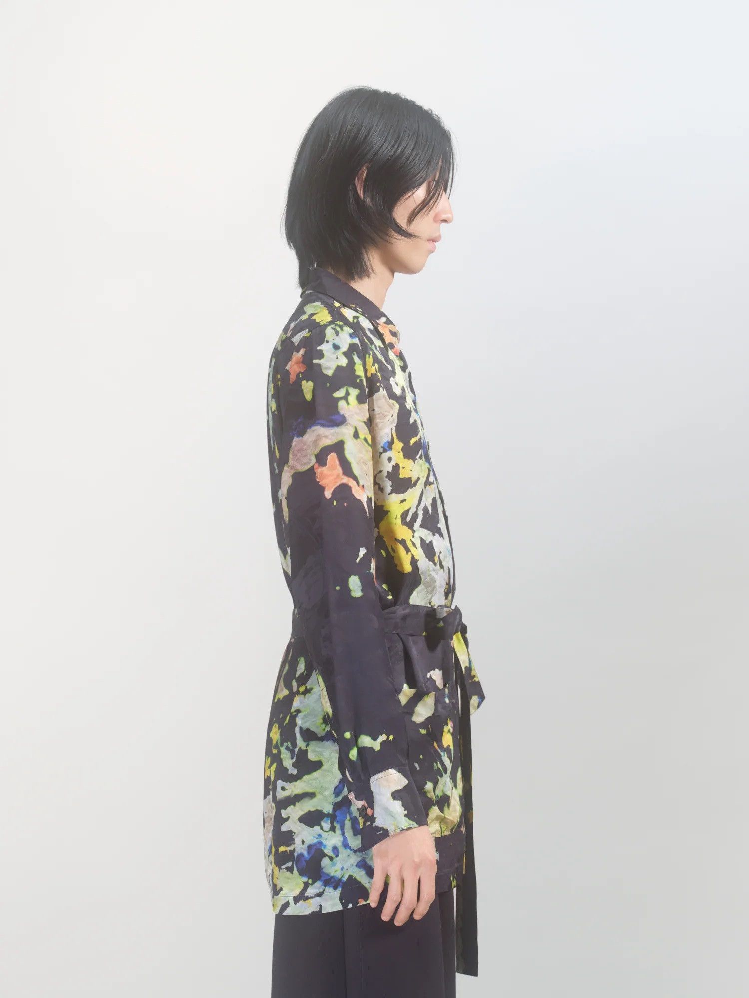Dries Van Noten Dries Van Noten Floral Belted Pyjama Shirt Size US M / EU 48-50 / 2 - 13 Thumbnail