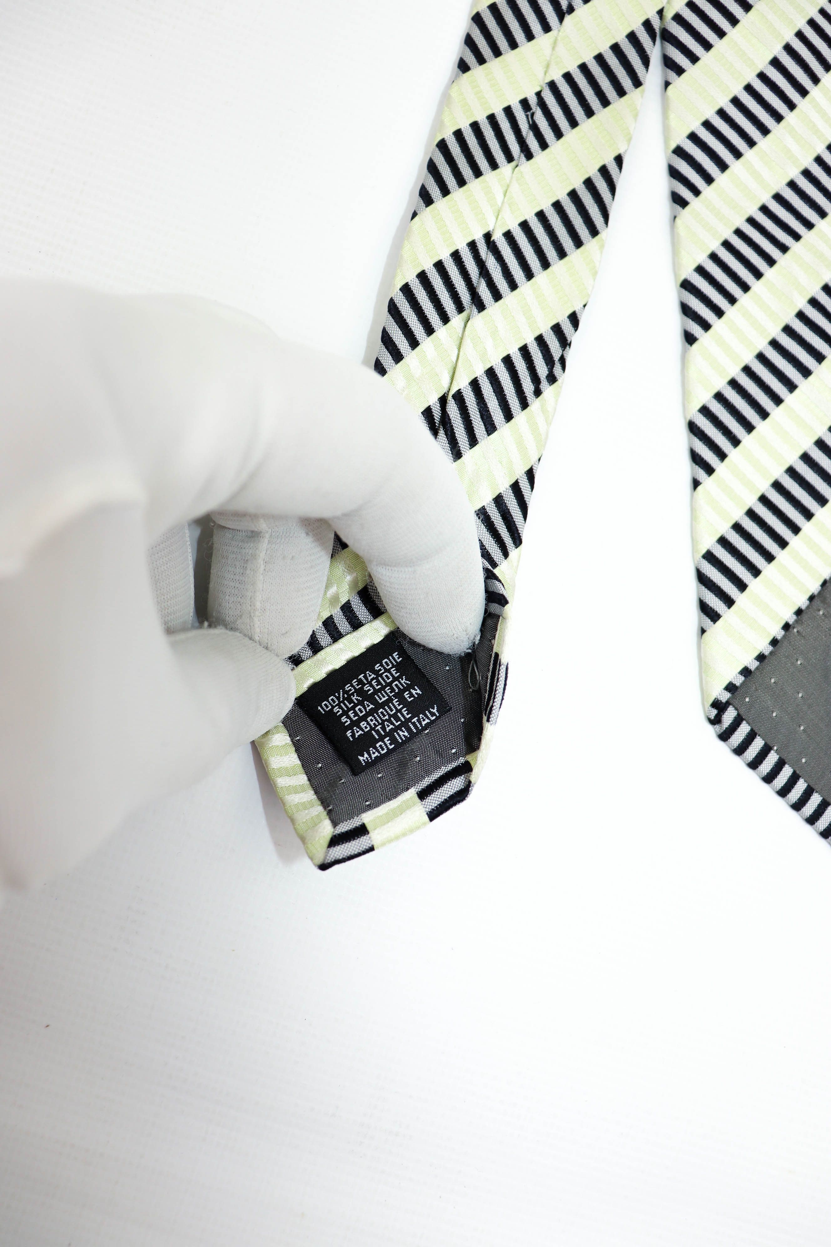 Gianfranco Ferre Vintage Gianfranco FERRE Striped Pattern Silk Tie Size ONE SIZE - 6 Thumbnail