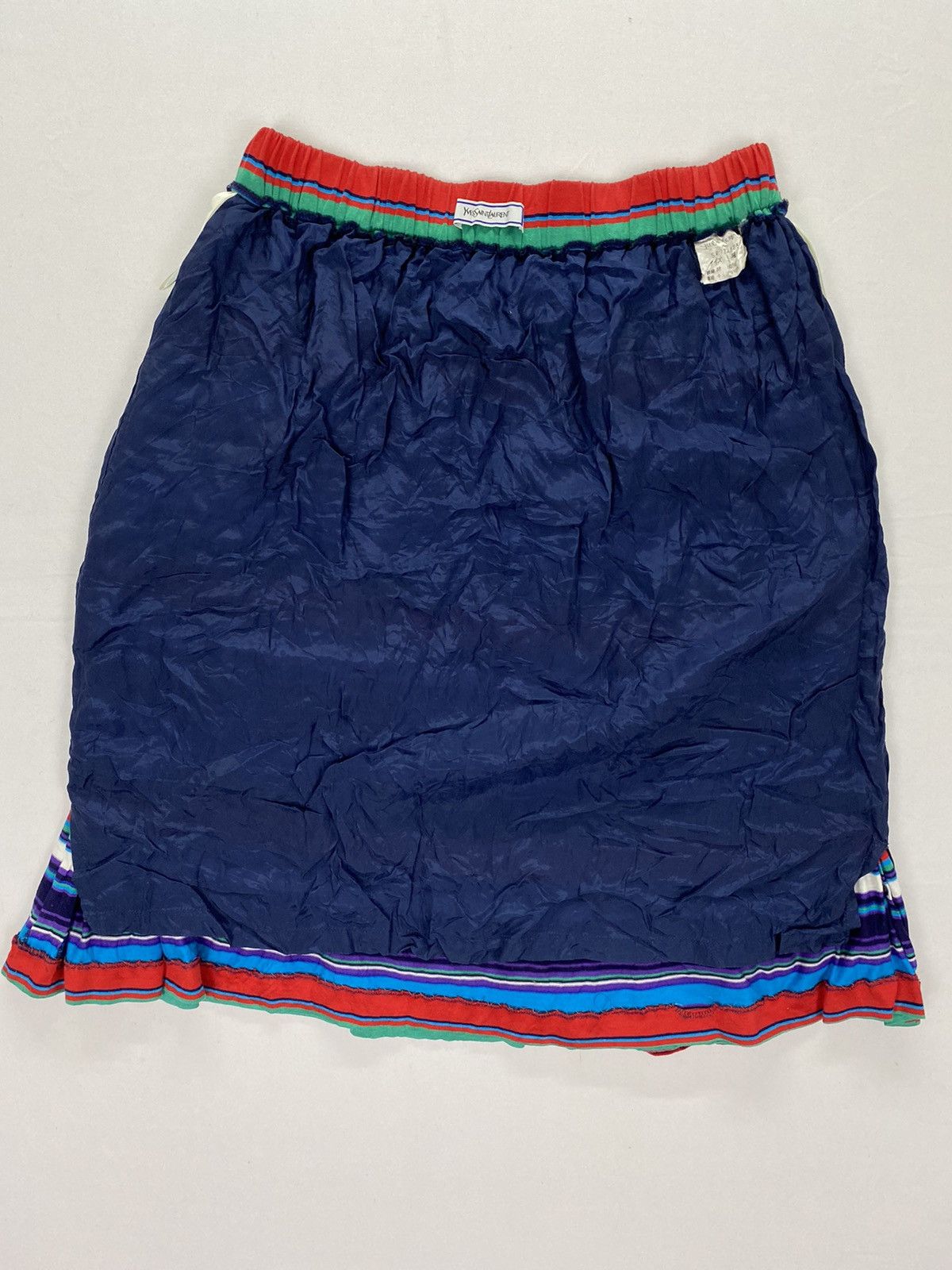 Yves Saint Laurent Yves Saint Laurent Multicolor Stripes Skirt Size 30" / US 8 / IT 44 - 10 Thumbnail