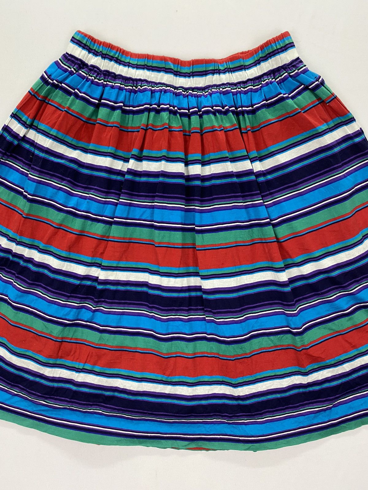 Yves Saint Laurent Yves Saint Laurent Multicolor Stripes Skirt Size 30" / US 8 / IT 44 - 4 Thumbnail
