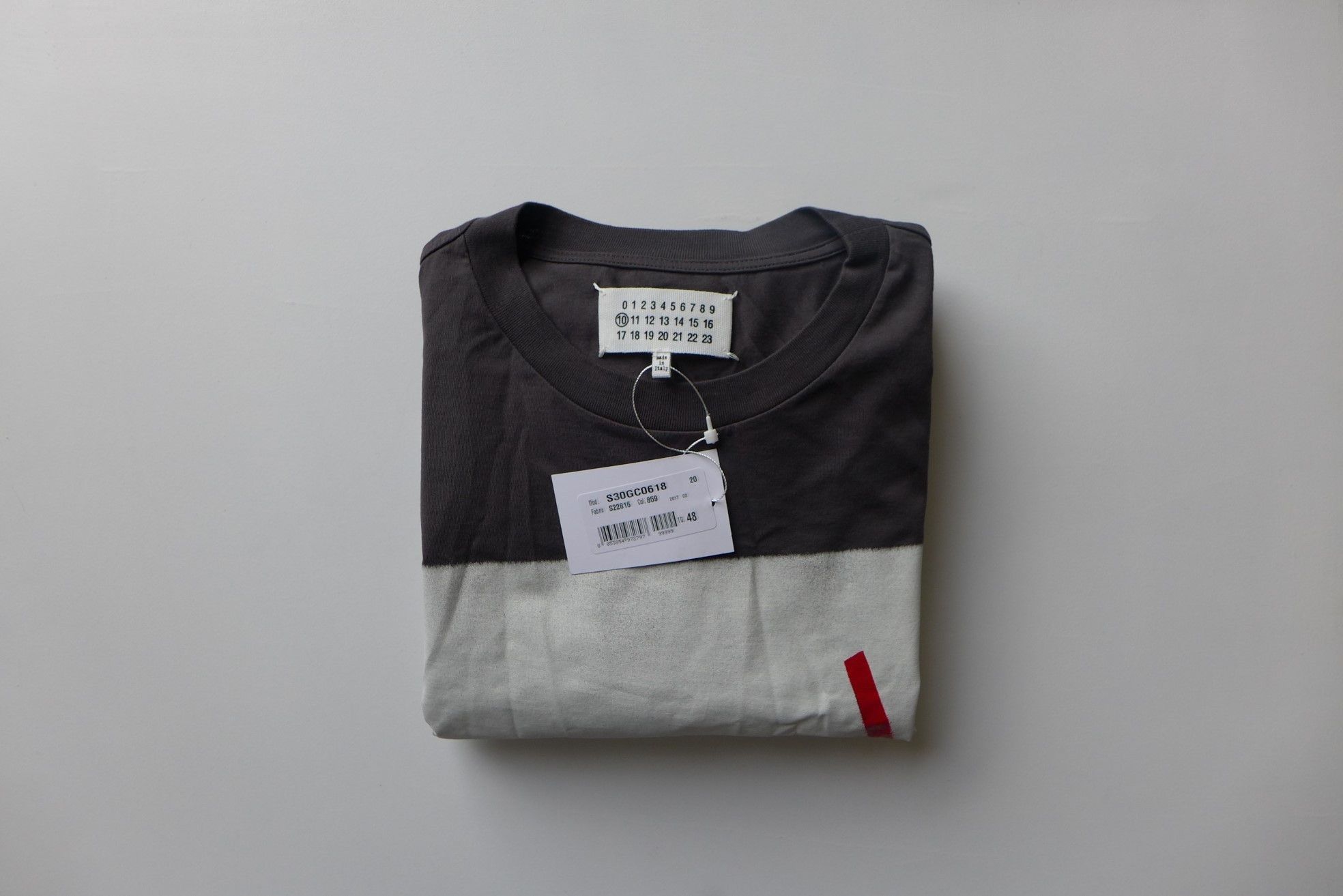 Maison Margiela Margiela FW17 Exclamation Print T-shirt - Dark Grey Size US M / EU 48-50 / 2 - 5 Thumbnail