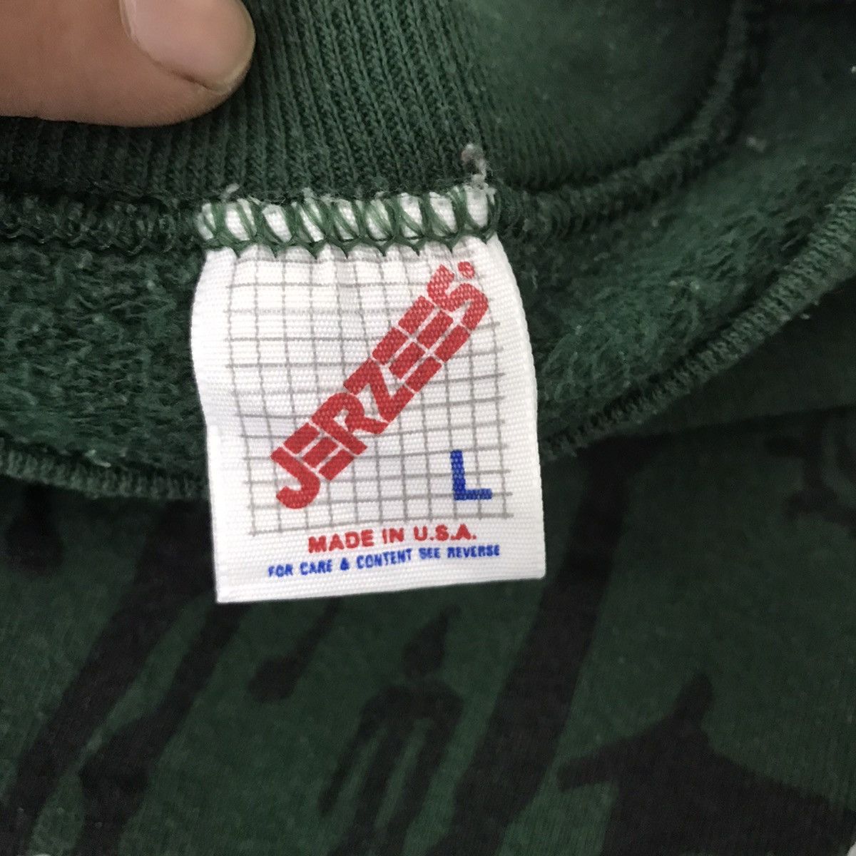 Jerzees × Vintage Made In Usa Vintage Jerzees Sweatshirt Size US L / EU 52-54 / 3 - 5 Thumbnail