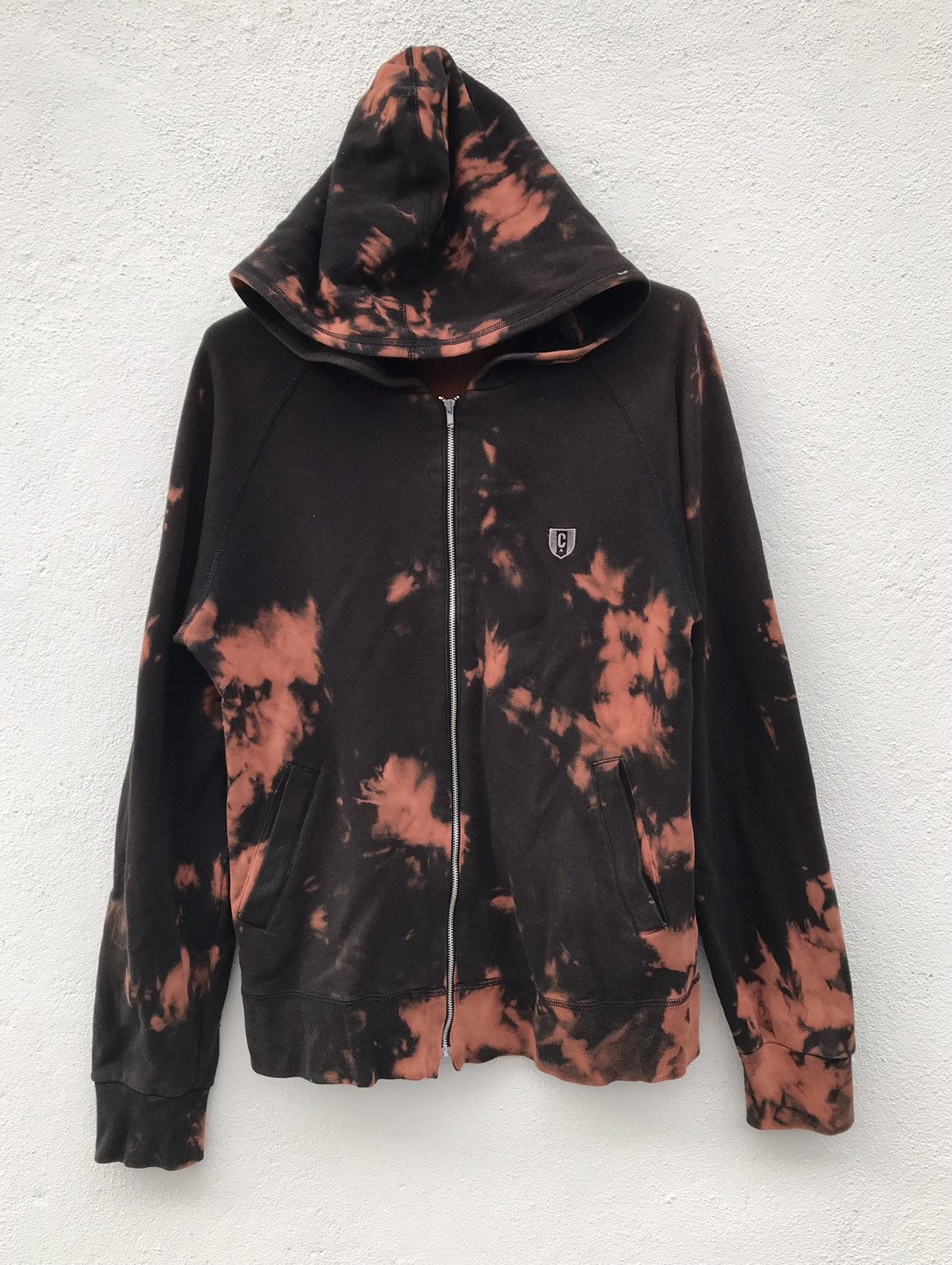 Comme Ca Ism × Vintage Comme Ca Ism Acid Wash Hoodie Sweatshirt Size US S / EU 44-46 / 1 - 2 Thumbnail