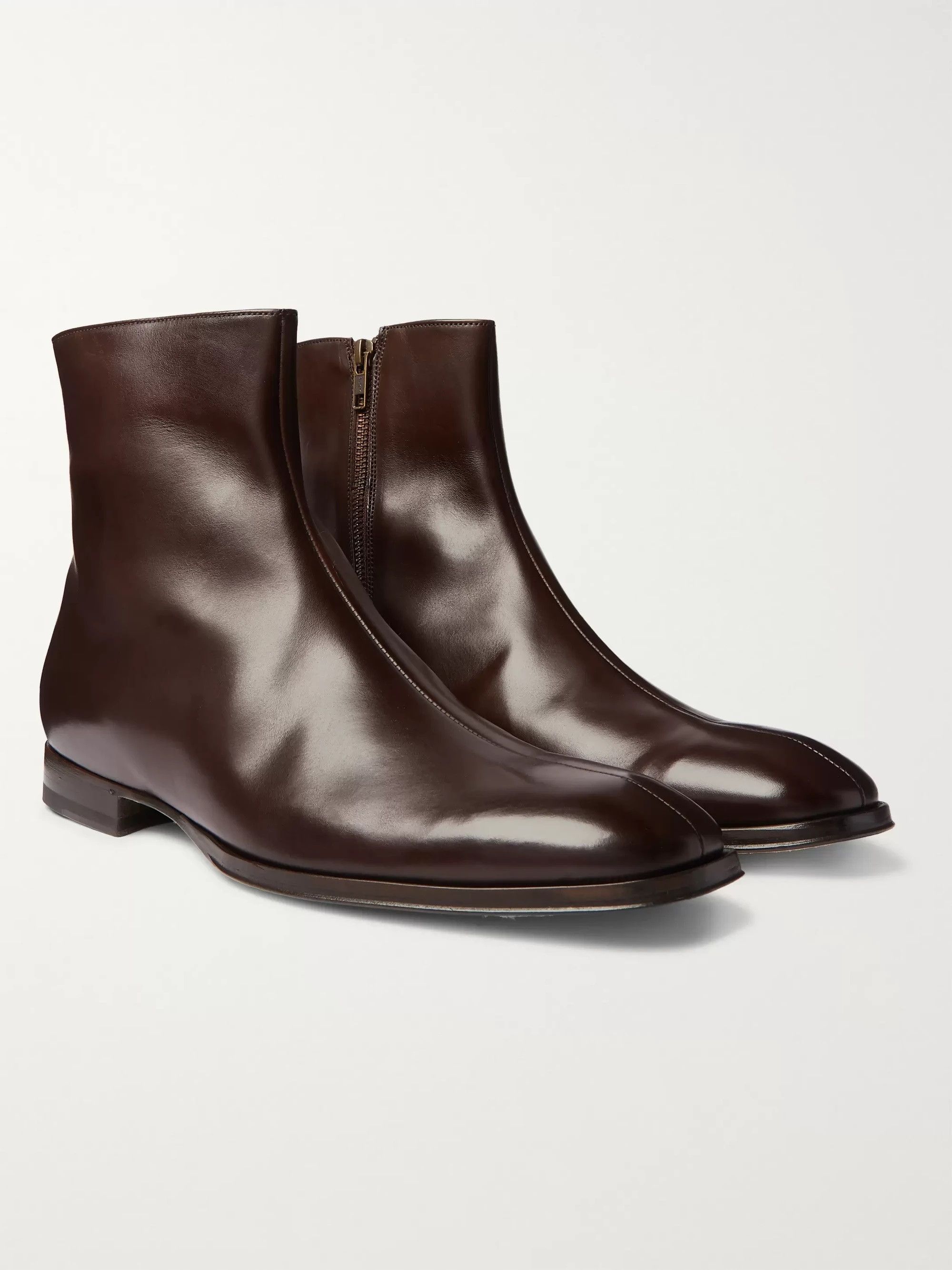 PS Paul Smith leather ankle boots - Brown