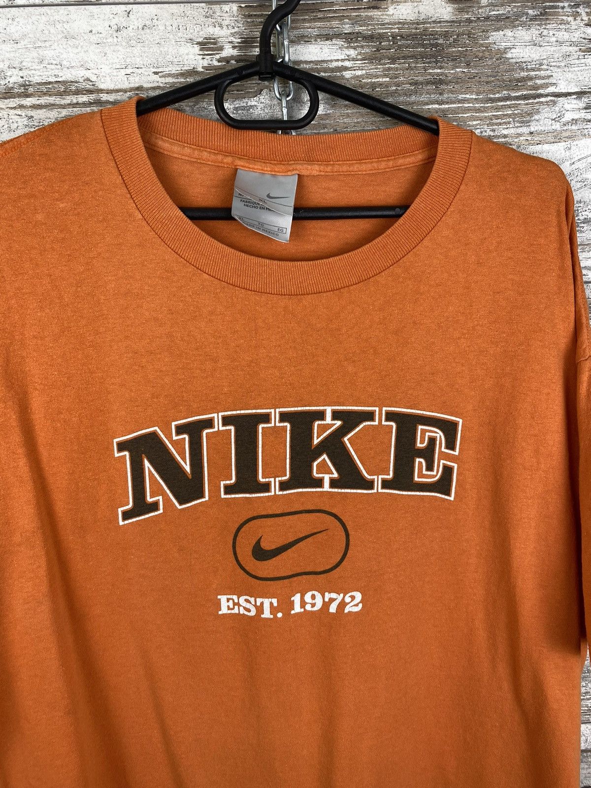 Nike Mens Vintage Nike Big Logo T Shirt rare y2k streetwear tee Size US XL / EU 56 / 4 - 6 Thumbnail