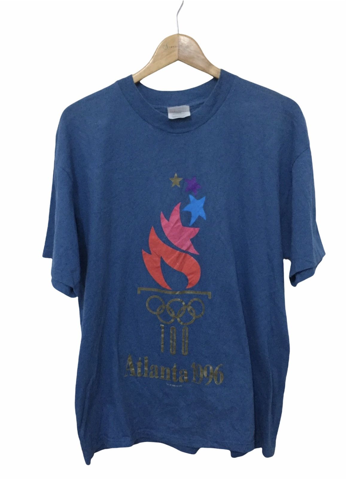 USA Olympics Vintage Olympic Atlanta 1996 T-Shirt Size US L / EU 52-54 / 3 - 1 Thumbnail