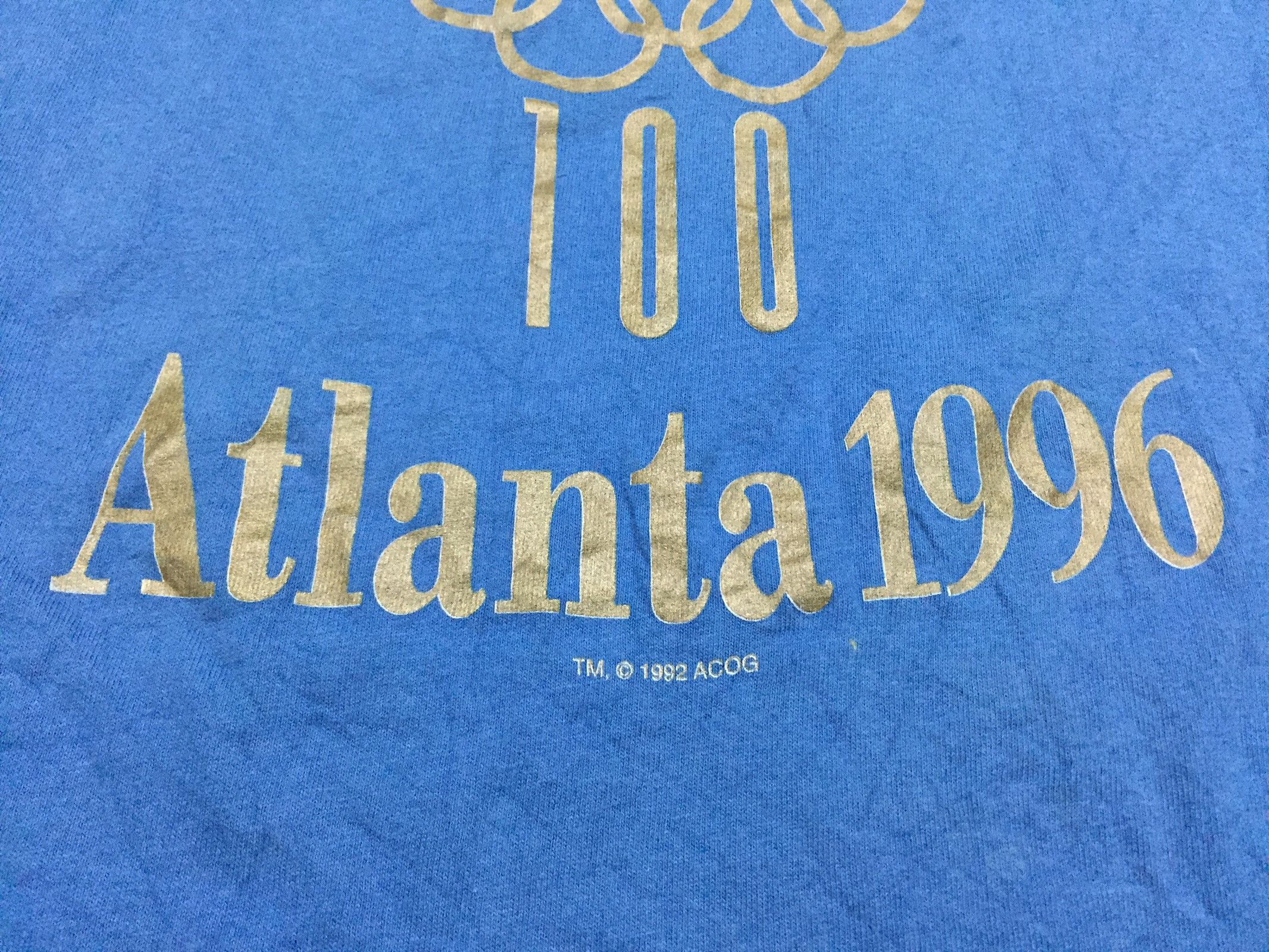 USA Olympics Vintage Olympic Atlanta 1996 T-Shirt Size US L / EU 52-54 / 3 - 8 Thumbnail