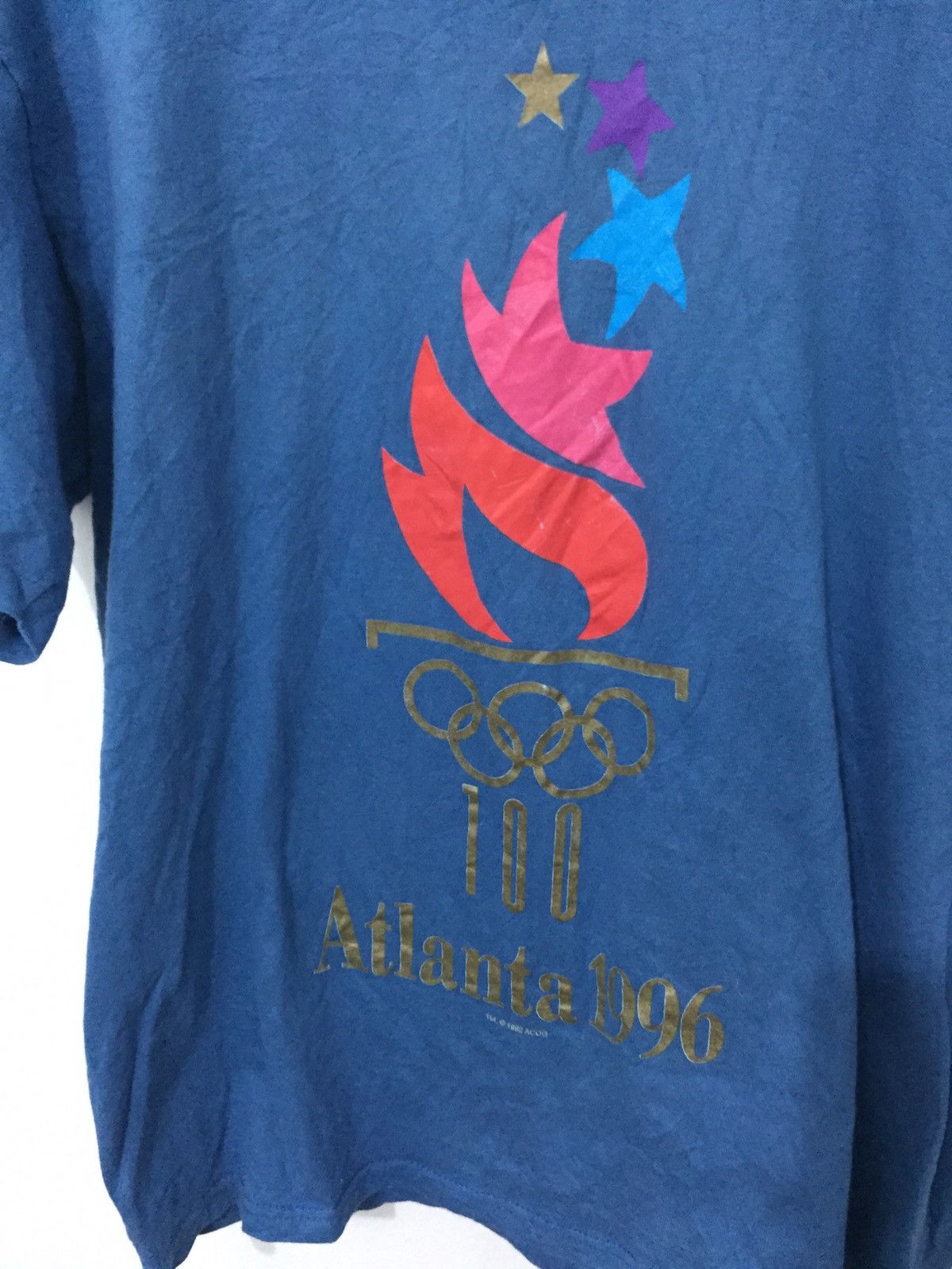 USA Olympics Vintage Olympic Atlanta 1996 T-Shirt Size US L / EU 52-54 / 3 - 3 Thumbnail