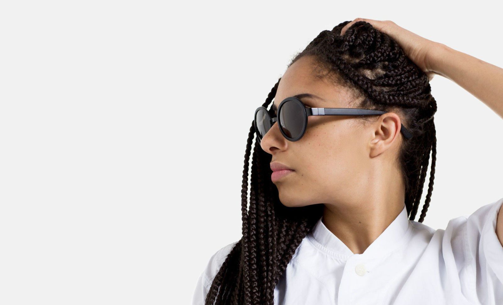 Retrosuperfuture Retrosuperfuture Santa Sunglasses - Matte Black Size ONE SIZE - 8 Thumbnail