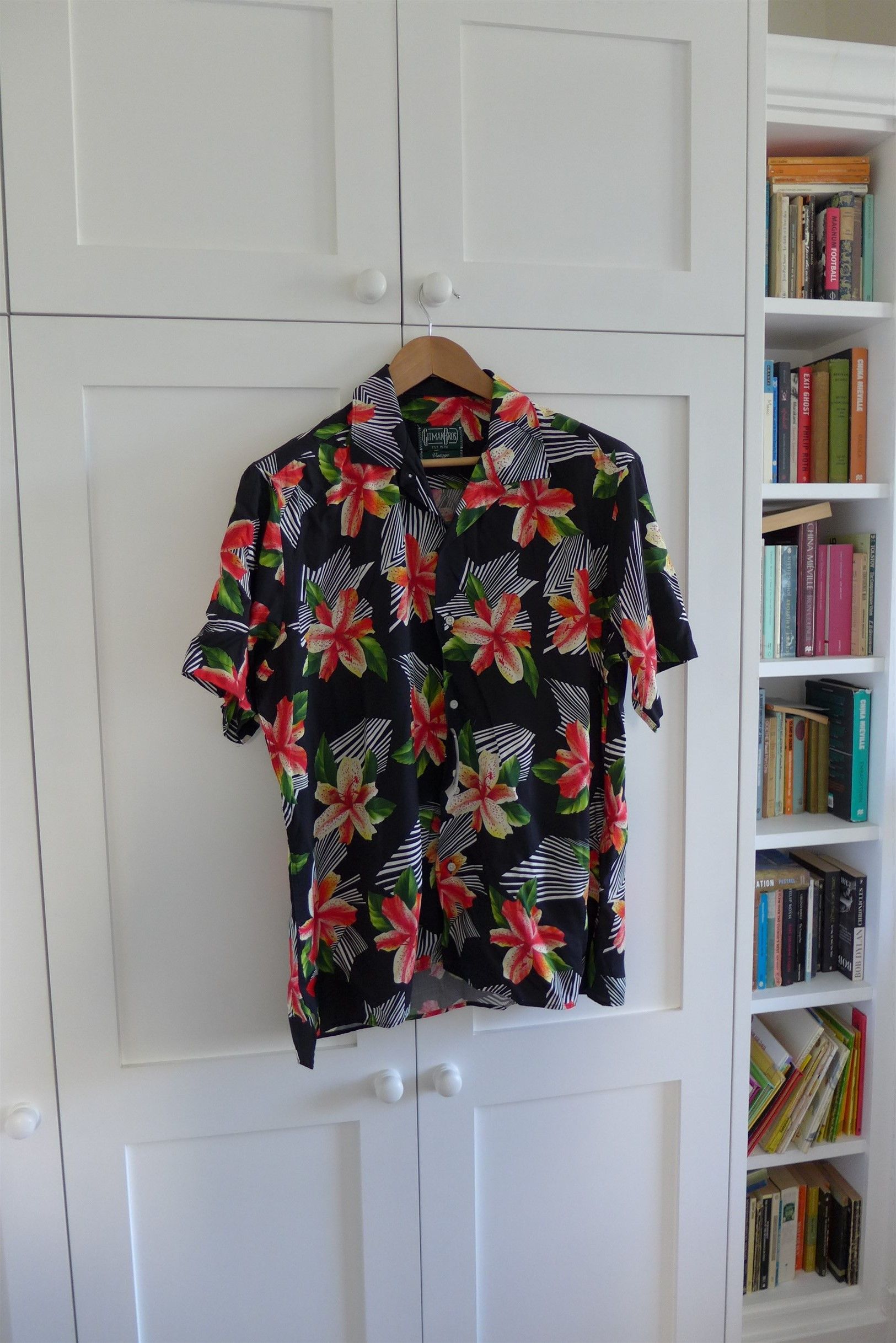 Gitman Bros. Vintage Gitman Vintage Hibiscus Rayon Camp Short-Sleeve Shirt Size US L / EU 52-54 / 3 - 6 Thumbnail