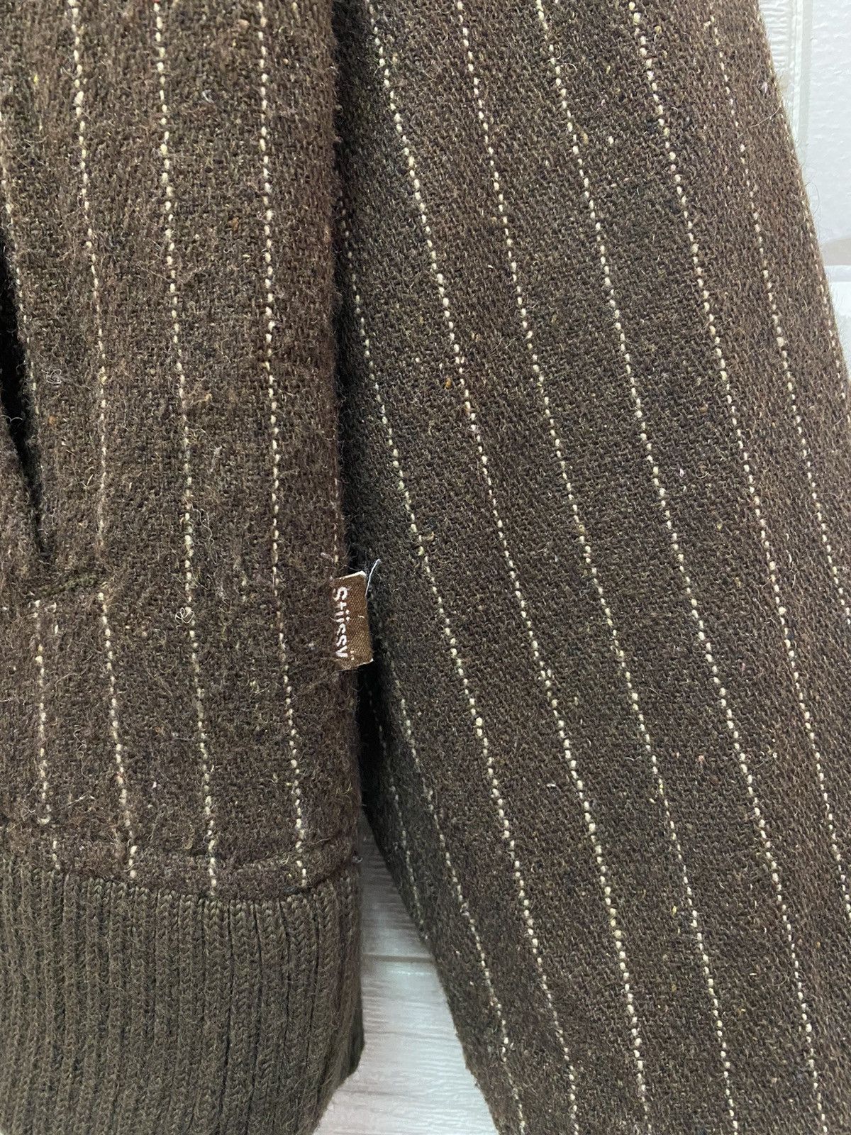 Stussy GRAIL🔥ARCHIVE STUSSY STRIPES WOOL VARSITY JACKET Size US M / EU 48-50 / 2 - 11 Thumbnail