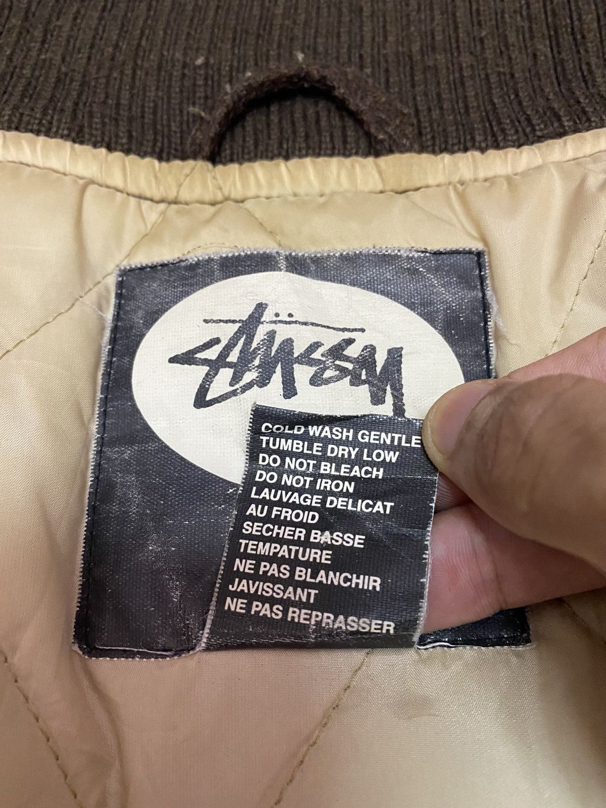 Stussy GRAIL🔥ARCHIVE STUSSY STRIPES WOOL VARSITY JACKET Size US M / EU 48-50 / 2 - 8 Thumbnail