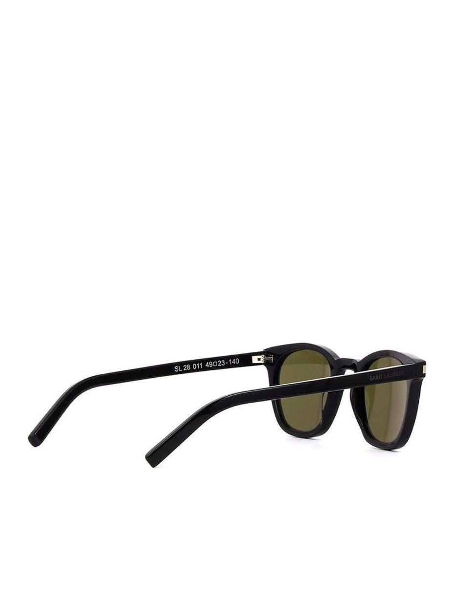 Saint Laurent Paris Saint Laurent Classic SL28 Sunglasses - Black Gold Size ONE SIZE - 15 Thumbnail